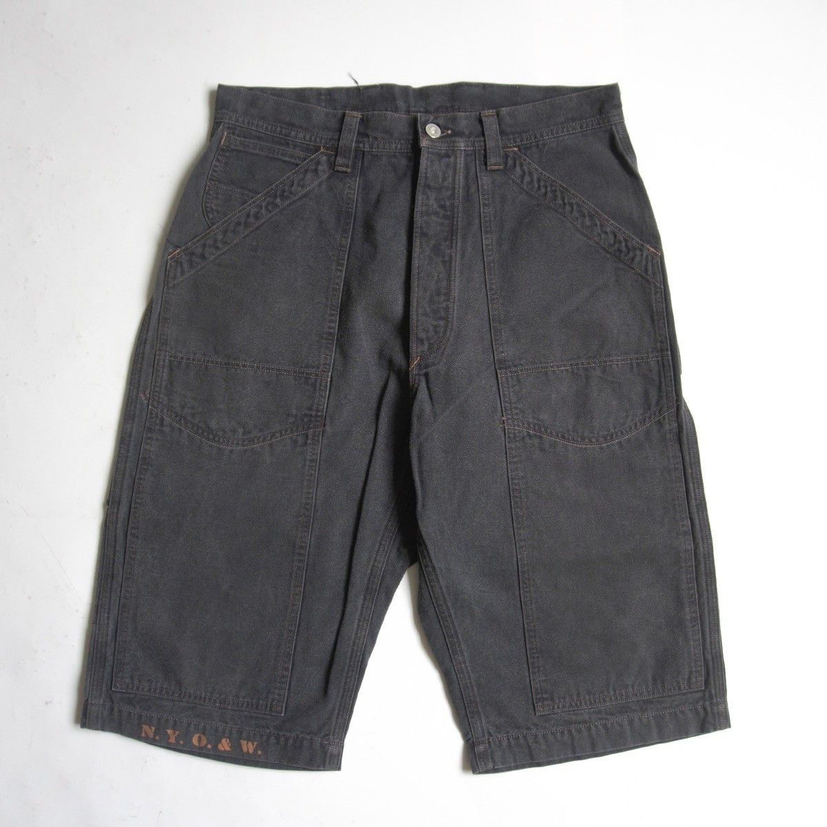 Vintage FREEWHEELERS Duck Double Knee Shorts Size 34 Size US 34 / EU 50 - 1 Thumbnail