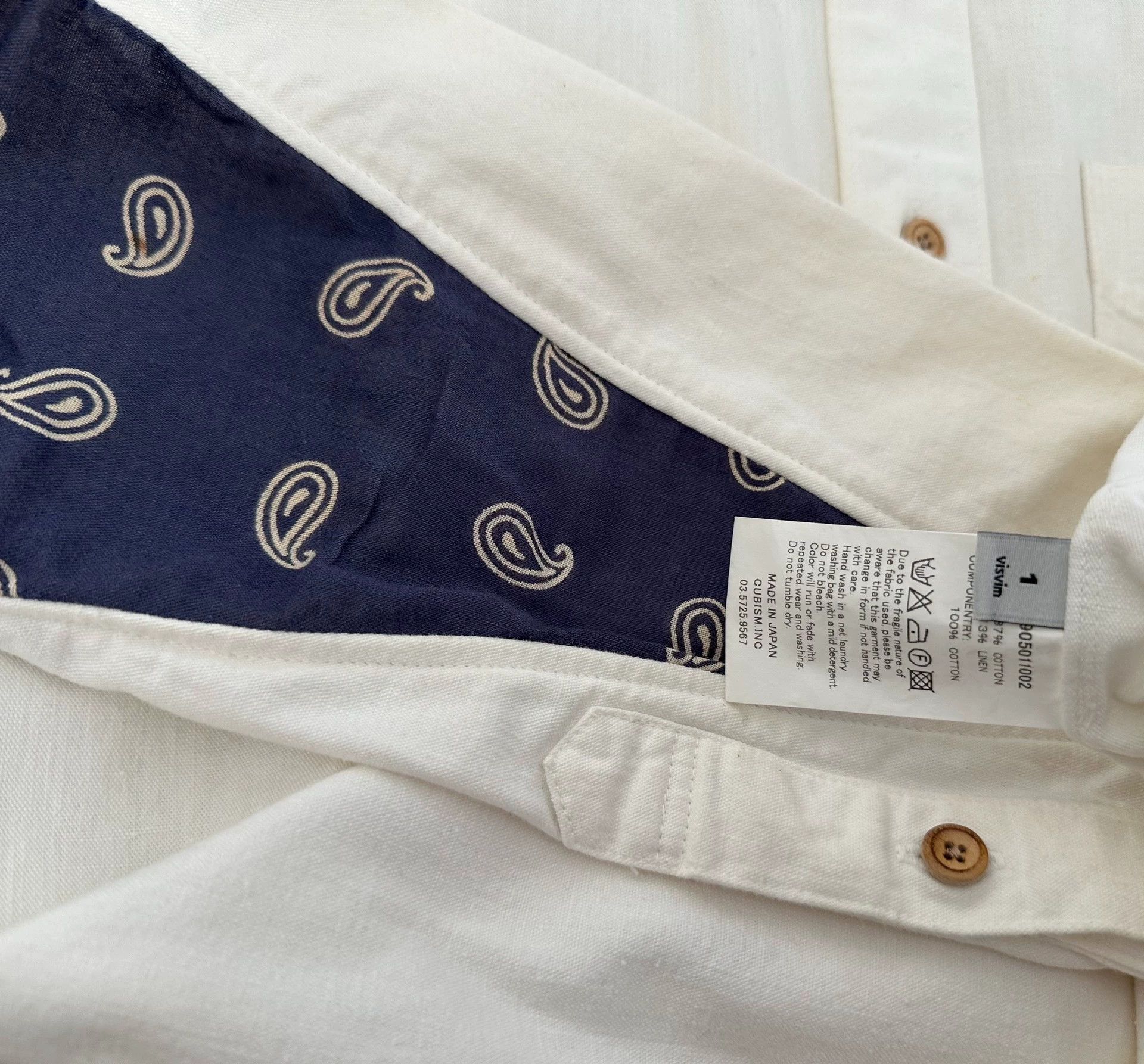 Visvim VISVIM ICT Albacore Shirt Bandana Blue Drop Used 1 Size US S / EU 44-46 / 1 - 3 Thumbnail