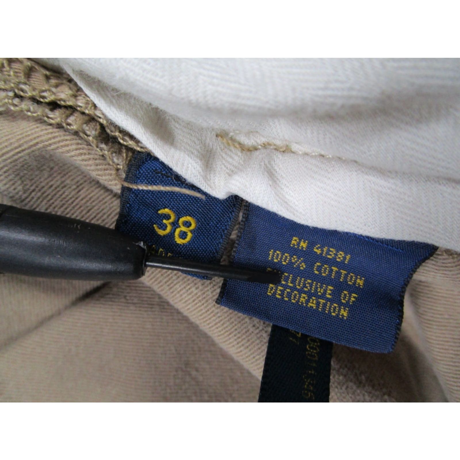 Polo Ralph Lauren Polo Ralph Lauren Cargo Shorts Mens 38 Beige Adjustable Waist 10" Cotton Casual Size US M / EU 48-50 / 2 - 4 Thumbnail
