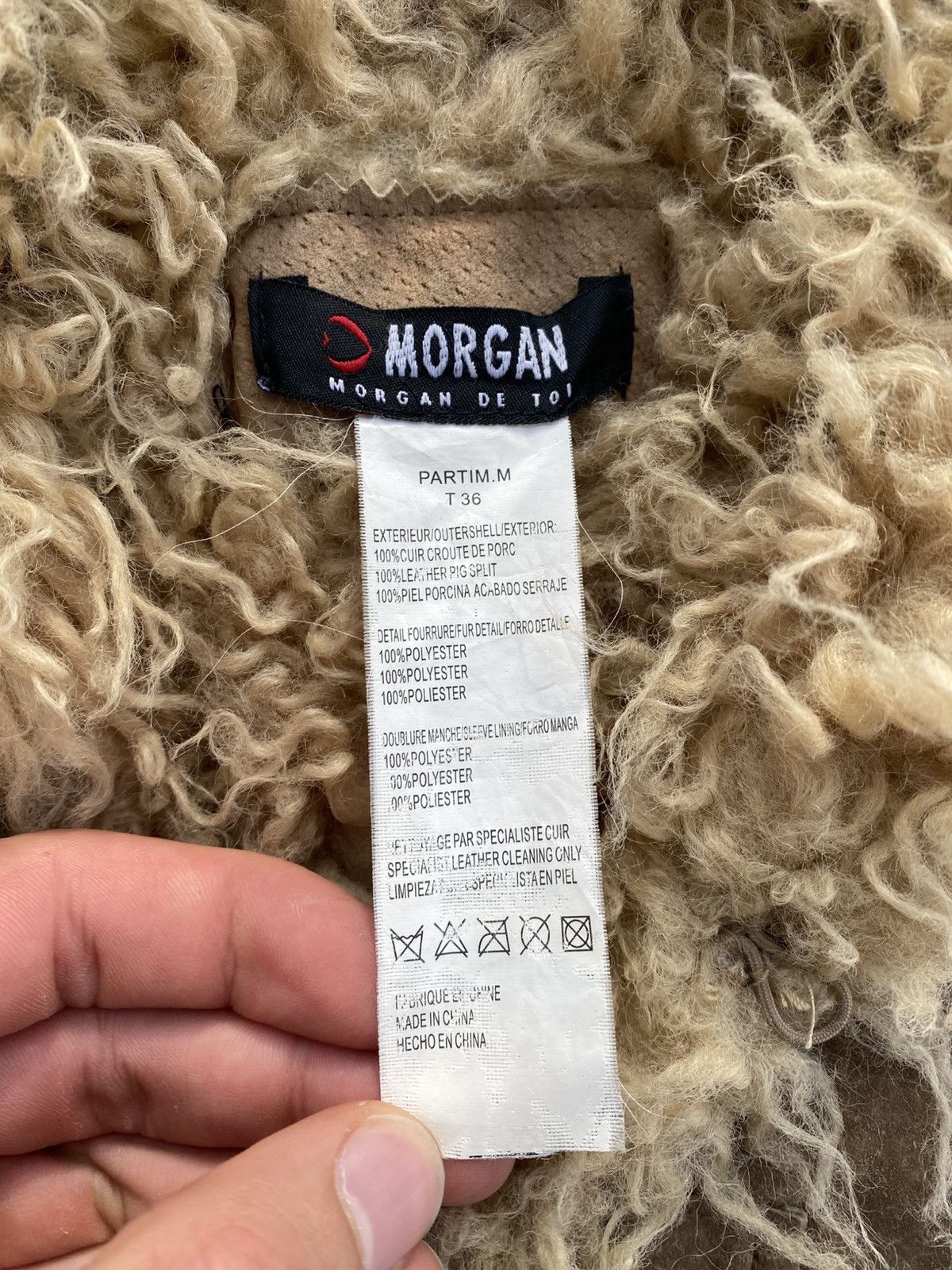 Morgan De Toi Morgan De Toi Fur Pig Leather Wooden Lockers Jacket Size S / US 4 / IT 40 - 5 Thumbnail