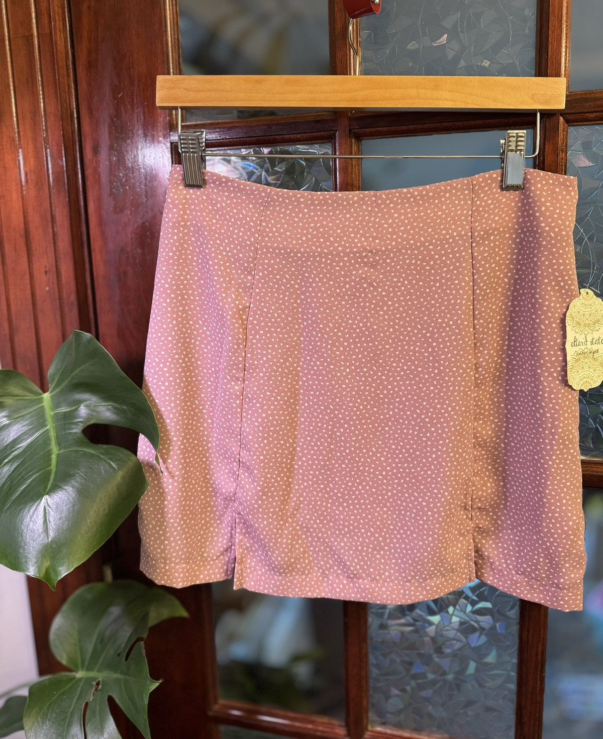 Other Altard State Skirt NWT M Pink White Speckle Mini CUTE!! Size 28" / US 6 / IT 42 - 1 Thumbnail