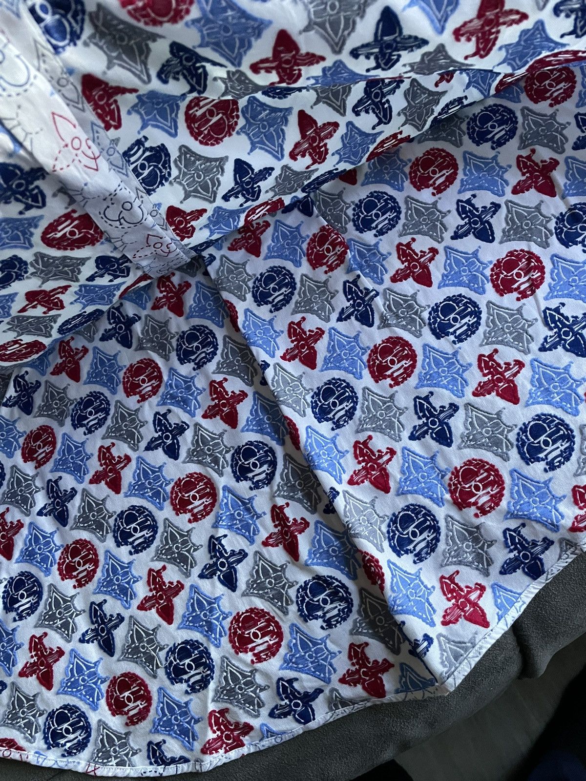 Louis Vuitton Louis Vuitton Multicolor Monogram Oxford Shirt Size US XXL / EU 58 / 5 - 4 Thumbnail