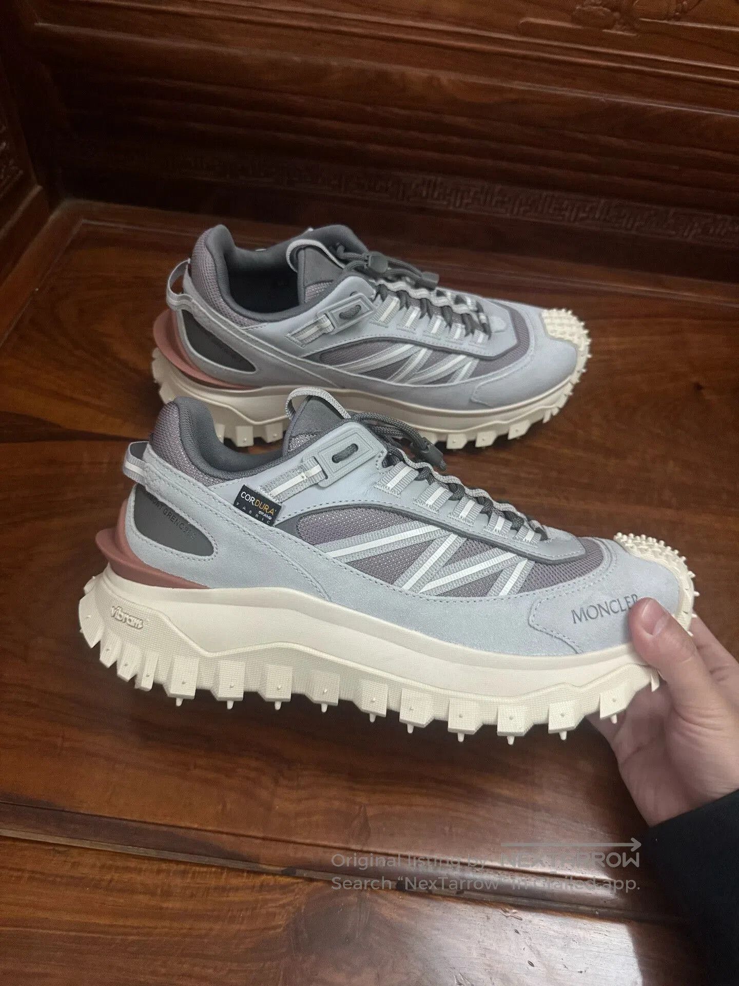 Moncler Moncler Trailgrip Sneakers in New Condition. Size US 7.5 / EU 40-41 - 4 Thumbnail