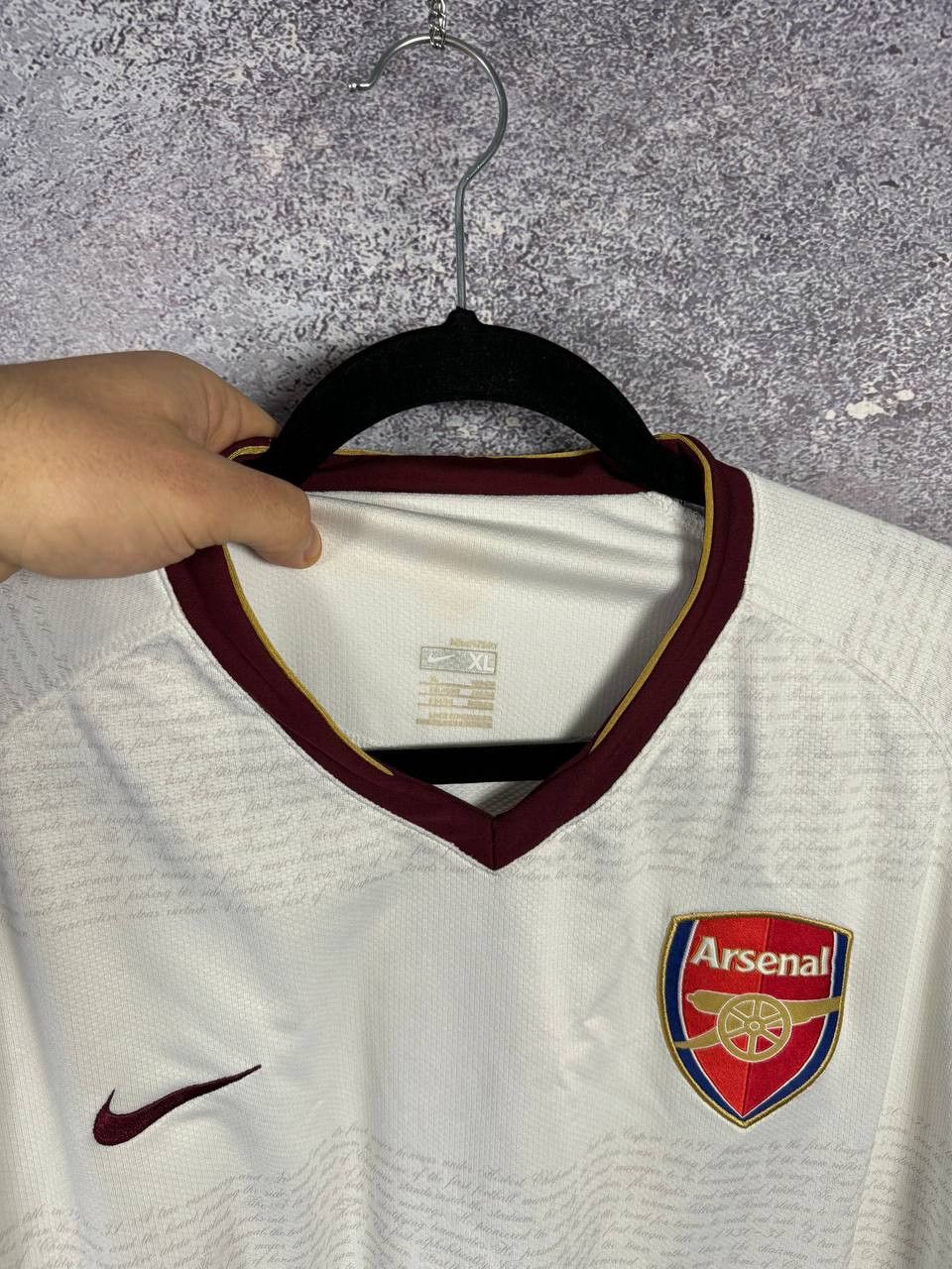 Nike × Vintage Vintage Arsenal 2007/08 Away Nike Soccer Jersey XL Size US XL / EU 56 / 4 - 7 Thumbnail