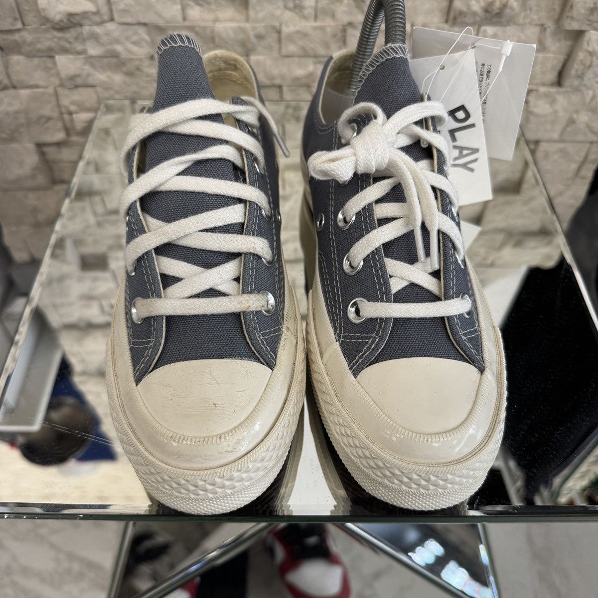 Comme des Garcons CDG PLAY x Converse Display Sneakers READ DESCRIPTION Size US 5 / EU 37 - 4 Thumbnail