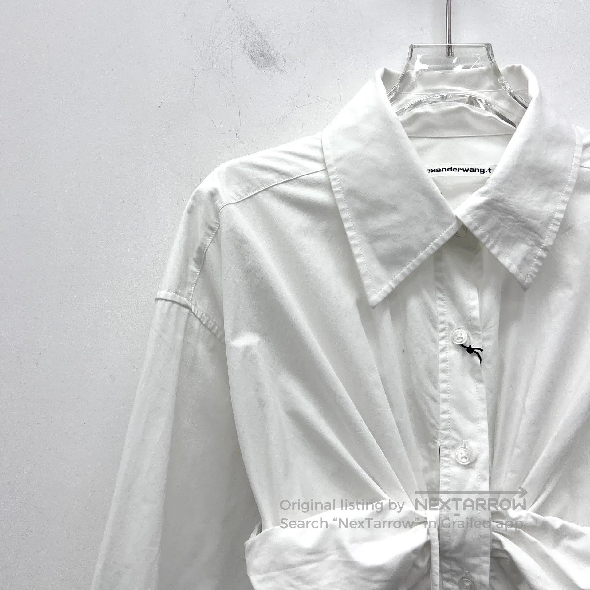 Alexander Wang Alexander Wang White cotton collar single-breasted long sl Size XS / US 0-2 / IT 36-38 - 3 Thumbnail