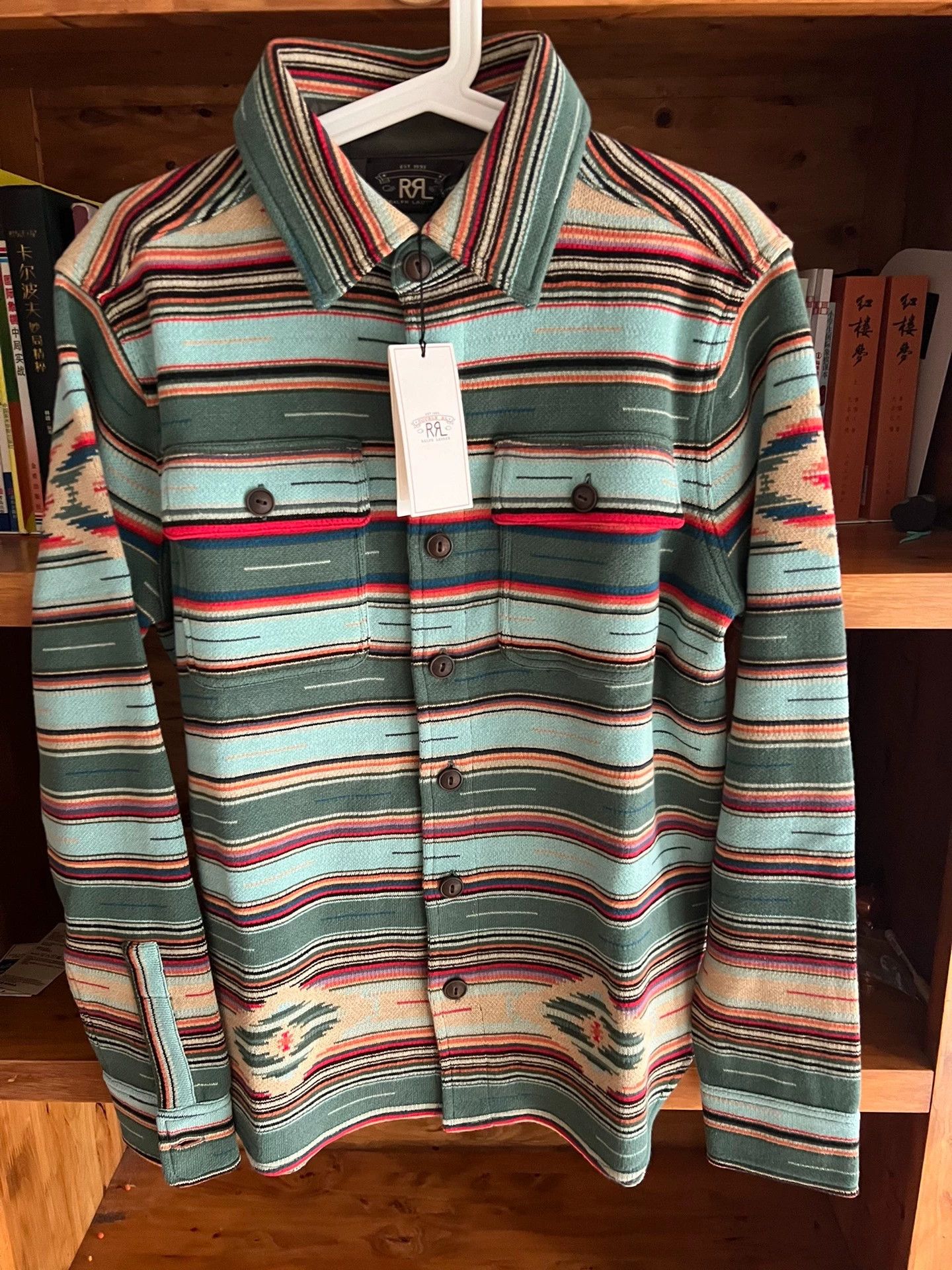 RRL Ralph Lauren RRL Double RL SW Shirt 21 yarns ivory buttons serape S Size US S / EU 44-46 / 1 - 4 Thumbnail