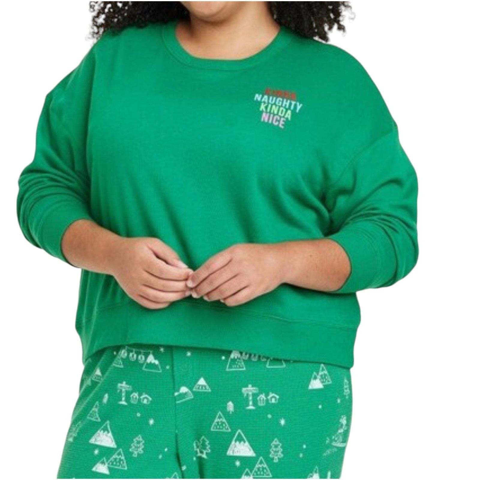 Other Wonder Shop - Women's Kinda Naughty Kinda Nice Family Sweats Size XXL / US 16-18 / IT 52-54 - 1 Thumbnail
