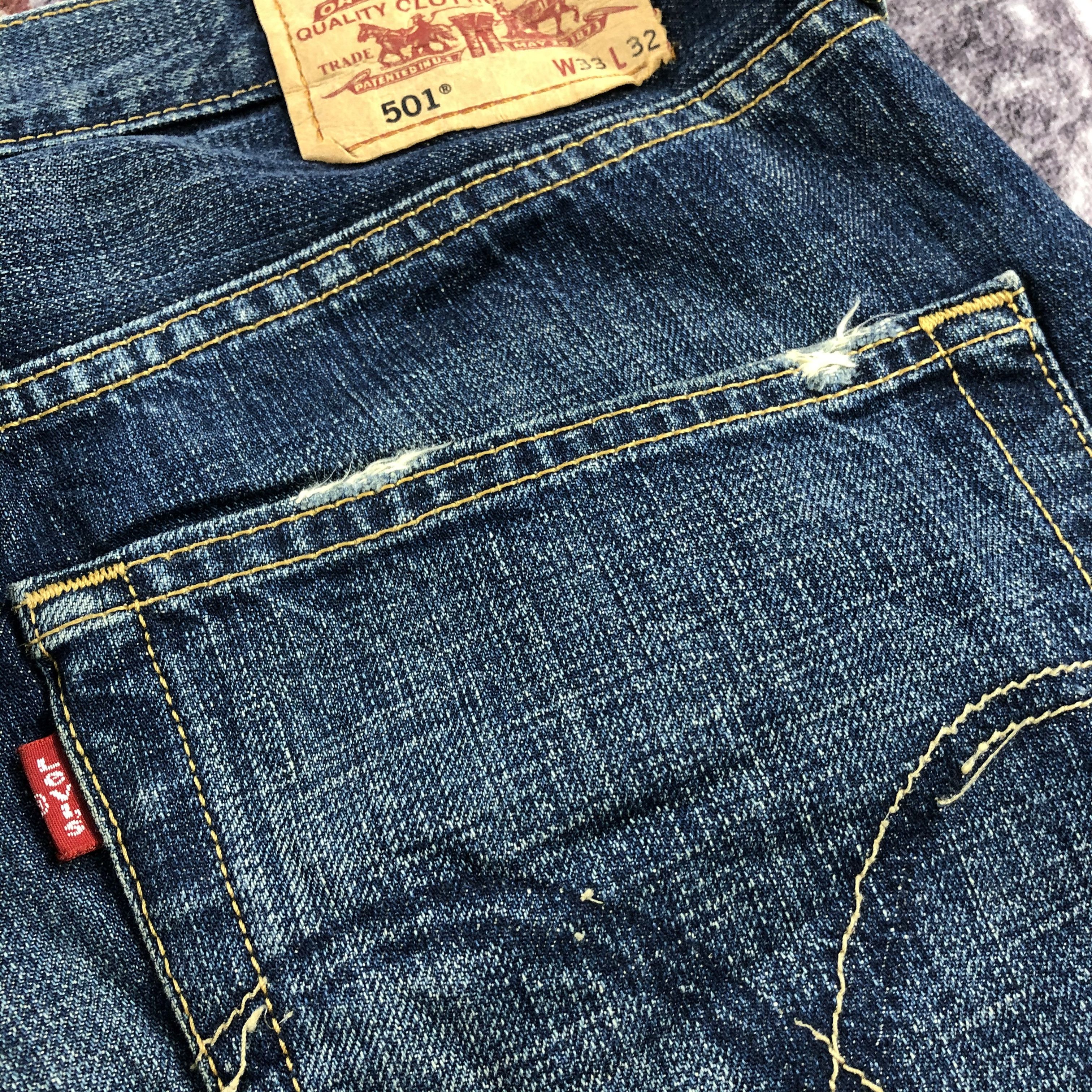Levi's Vintage 90s Blue Wash Levis 501 Jeans-JM2831 Size US 34 / EU 50 - 8 Thumbnail