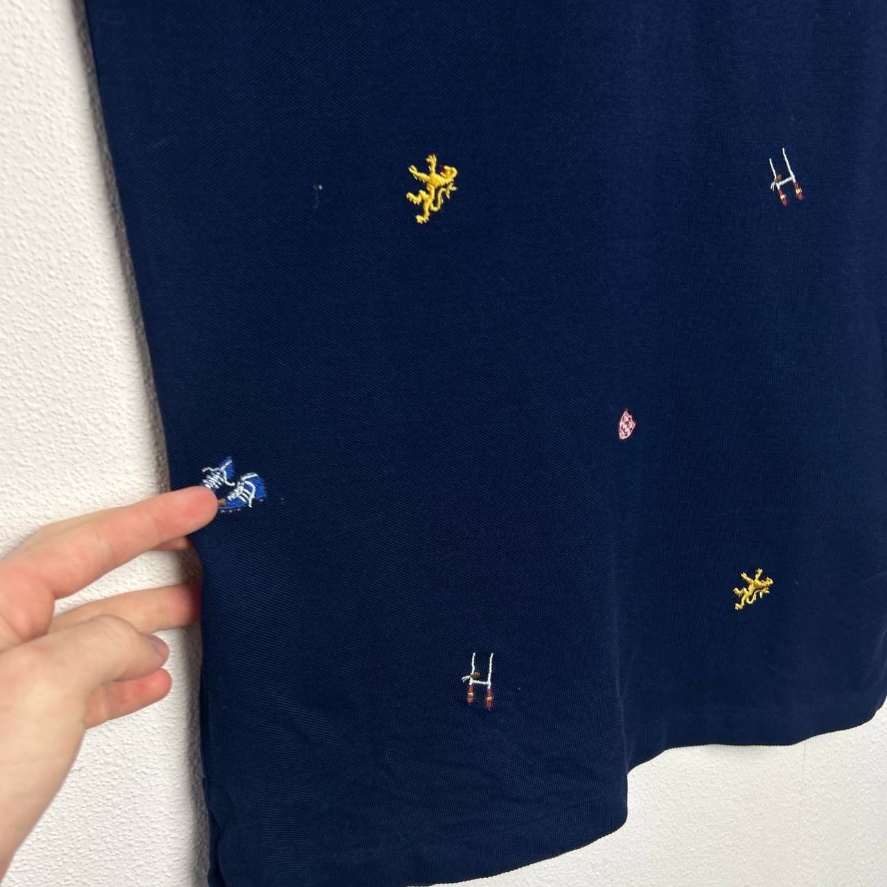 Polo Ralph Lauren Mens Polo Ralph Lauren Monogrammed y2k polo size XS Size US XS / EU 42 / 0 - 4 Thumbnail