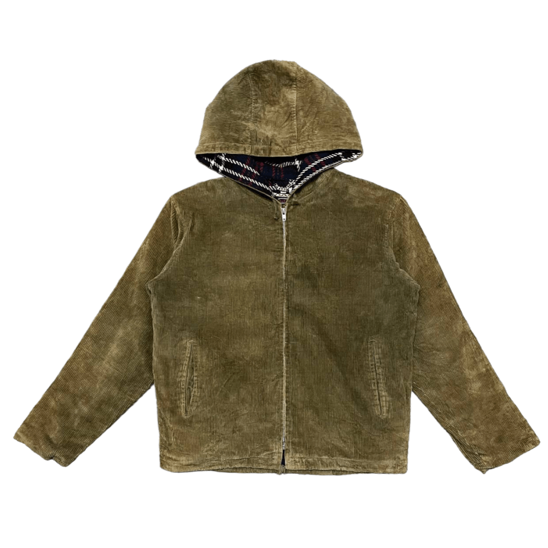 Vintage Vintage Bulldog Van of World Corduroy Hooded Jacket Size US M / EU 48-50 / 2 - 2 Thumbnail