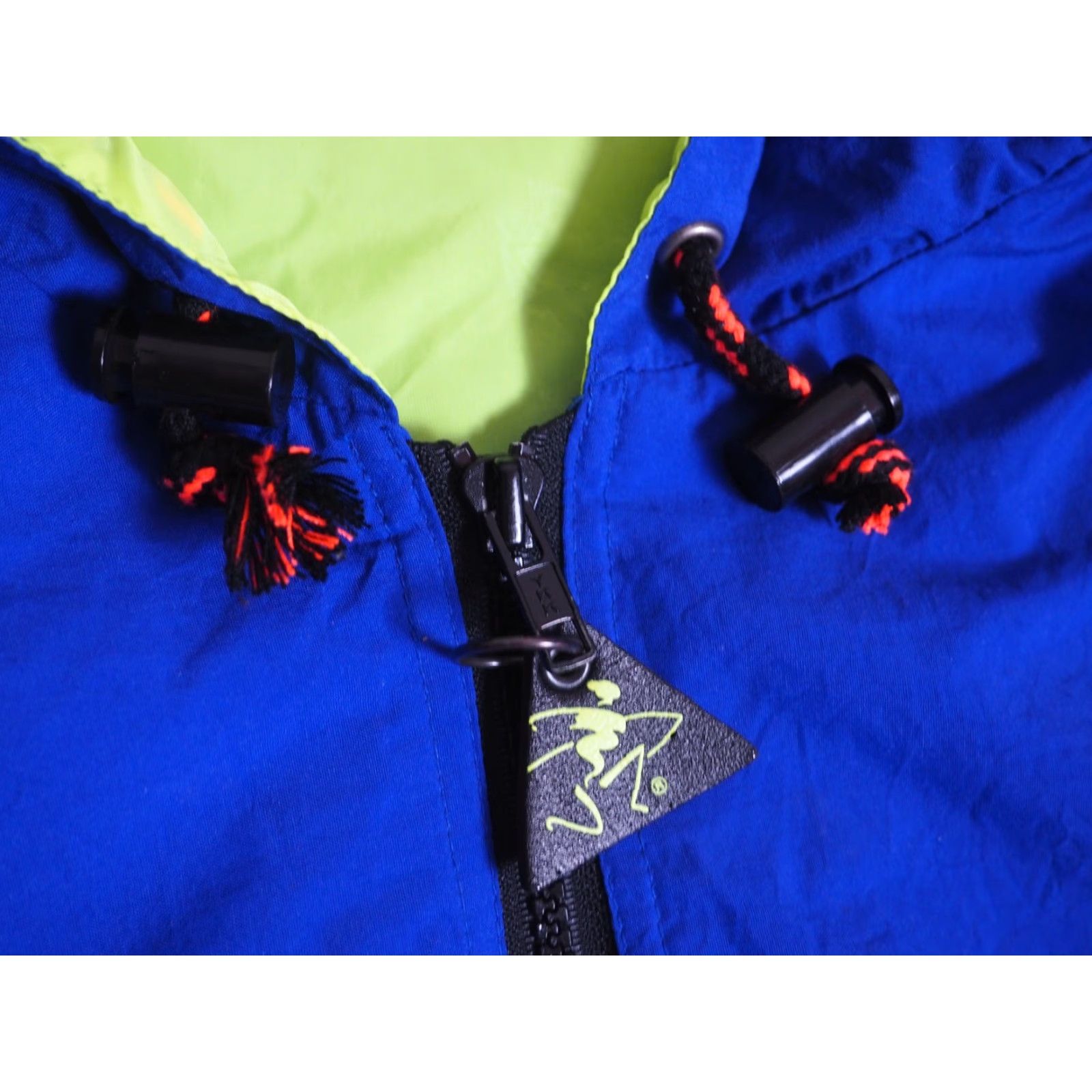 Ocean Pacific VTG Ocean Pacific OP Surf Blue Neon Nylon Anorak Windbreaker Jacket M - Vintage 80s 90s Logo Men's Windbreaker Style Lightweight Casual Jacket Size US M / EU 48-50 / 2 - 4 Thumbnail
