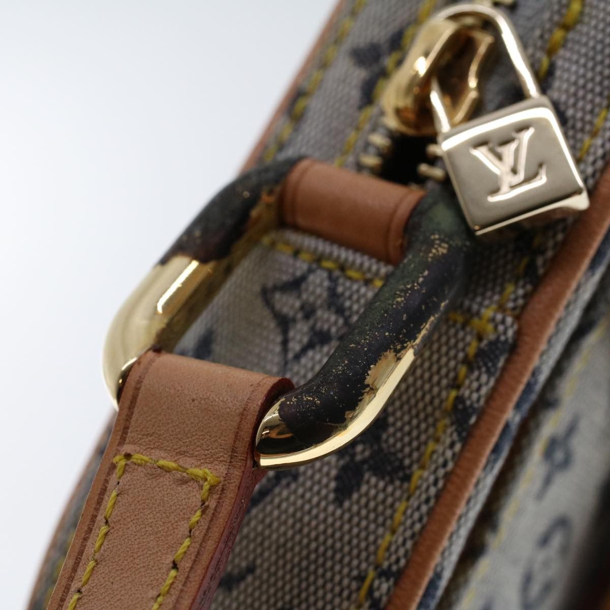 Louis Vuitton LOUIS VUITTON Monogram Mini Juliet PM Shoulder Bag Blue Size ONE SIZE - 8 Thumbnail