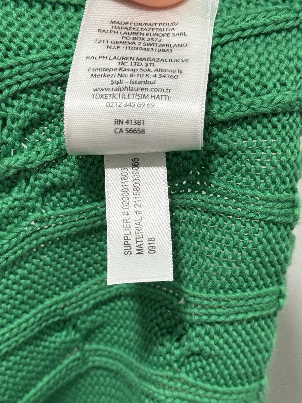 Polo Ralph Lauren Polo Ralph Lauren Cotton Green Knit Sweater Womens Size L / US 10 / IT 46 - 10 Thumbnail