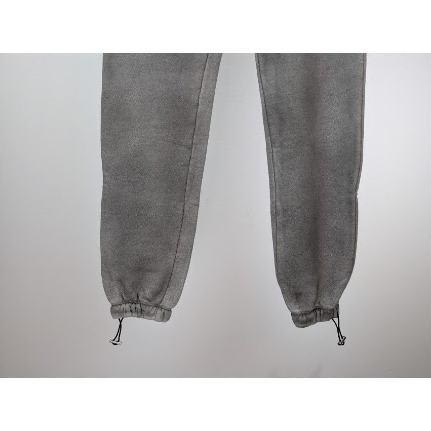 Amiri o1rshd1 Aged Puff Logo Sweatpants in Grey Size US 32 / EU 48 - 4 Thumbnail