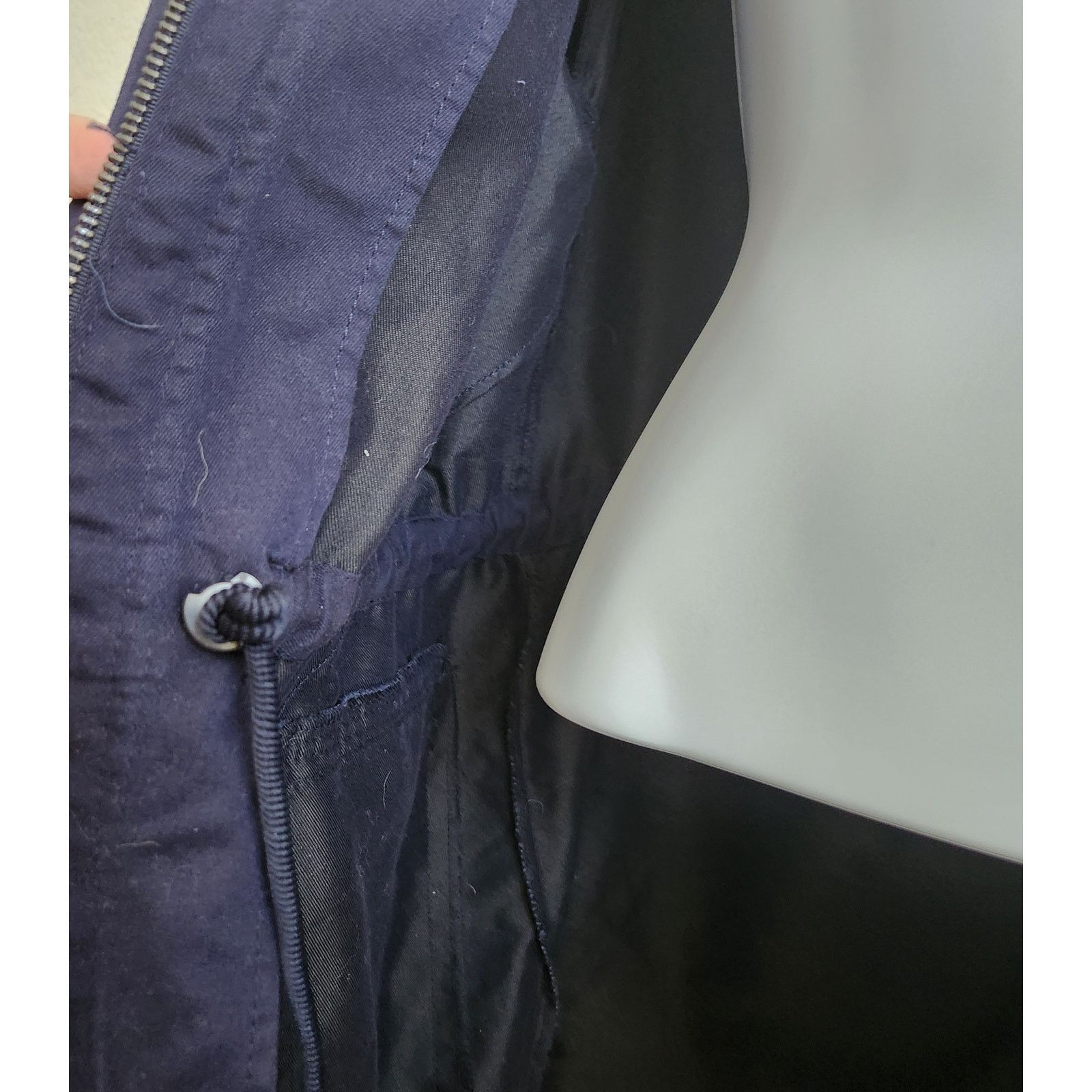 Other A New Day Navy Blue Lightweight Jacket XL Hip Length Size XL / US 12-14 / IT 48-50 - 3 Thumbnail