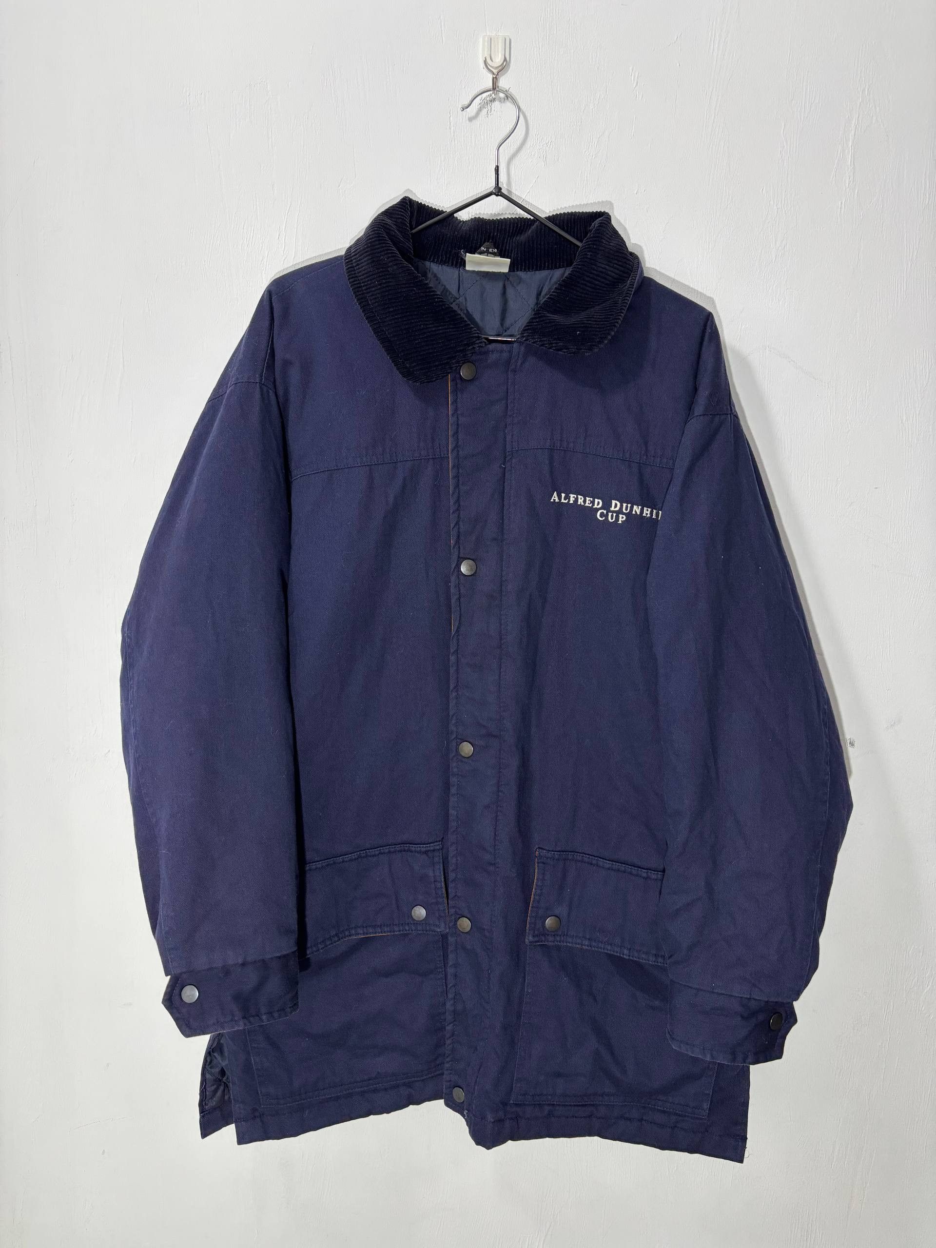 Alfred Dunhill Alfred Dunhill Cup Corduroy Collar Field Jacket Navy 40 L Size US M / EU 48-50 / 2 - 2 Thumbnail