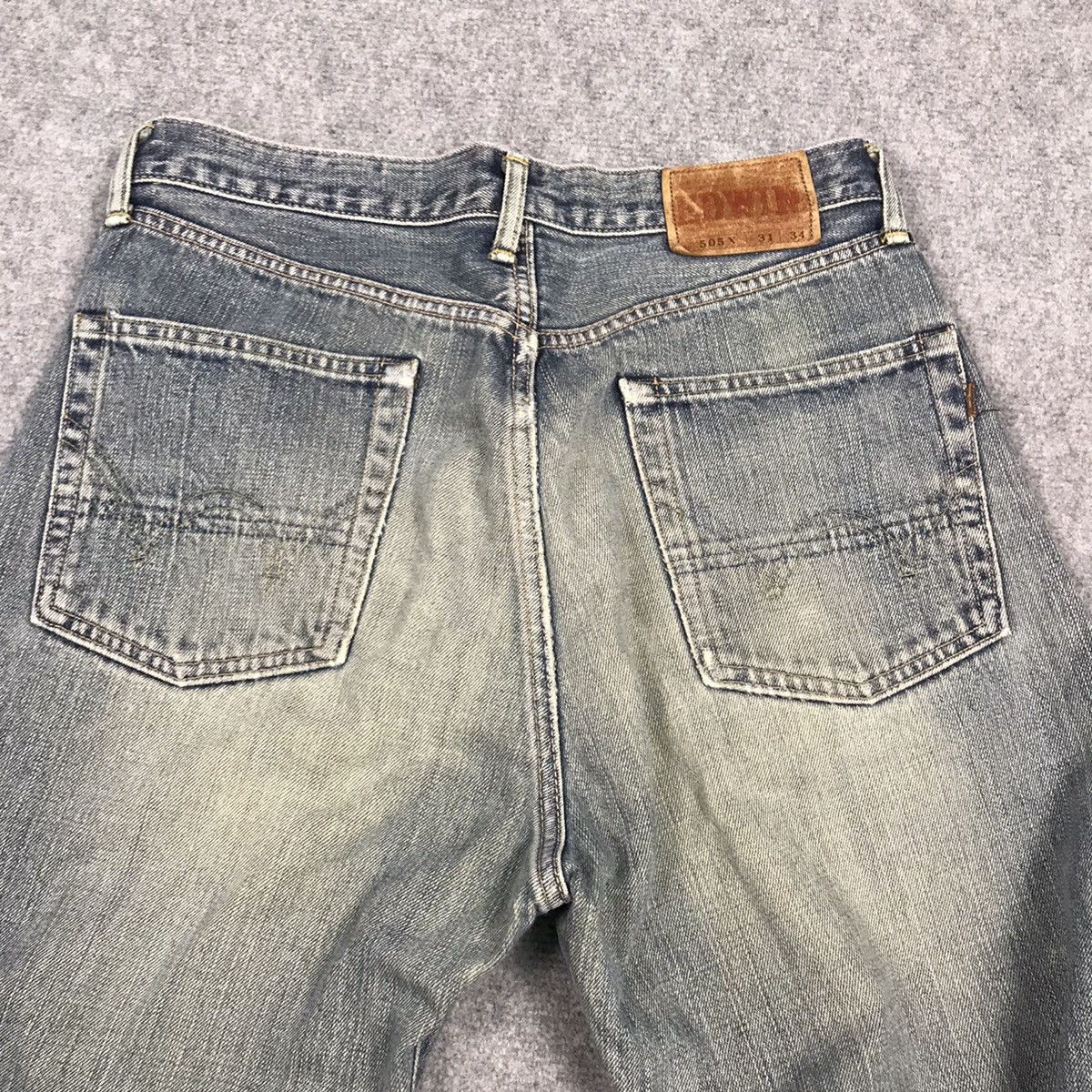Japanese Brand BAGGY EDWIN SELVAGE DISTRESSED DENIM PANTS Size US 30 / EU 46 - 15 Thumbnail