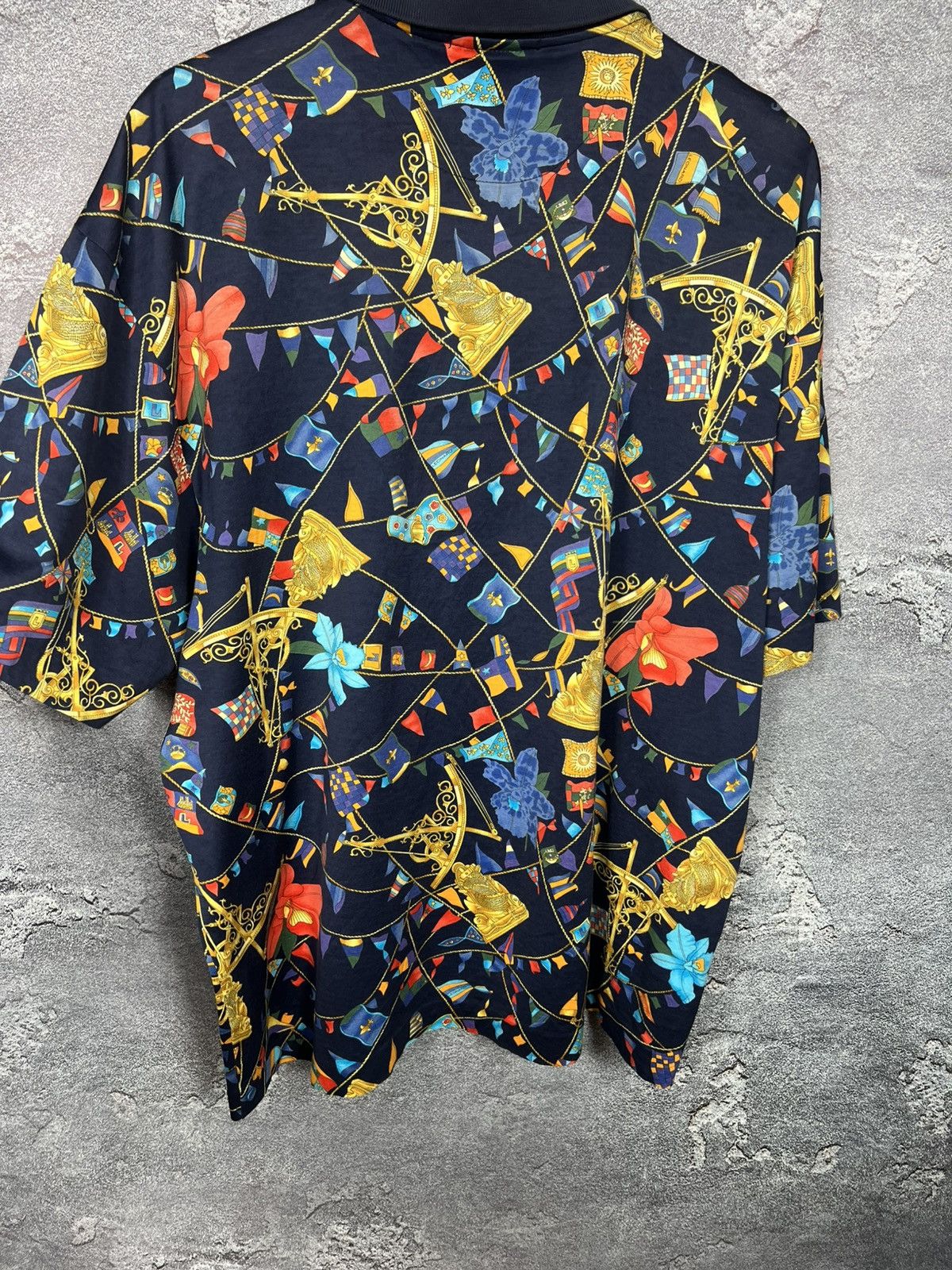 Leonard Paris Vintage Lonard Paris All Over Floral Print Polo Size Xxl Size US XXL / EU 58 / 5 - 12 Thumbnail