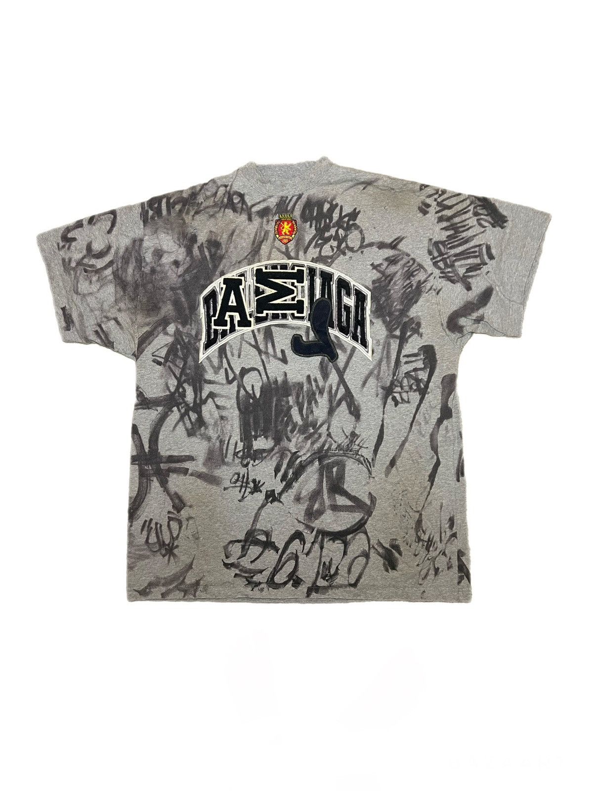Balenciaga Skater Graffiti T-Shirt Size US L / EU 52-54 / 3 - 1 Thumbnail