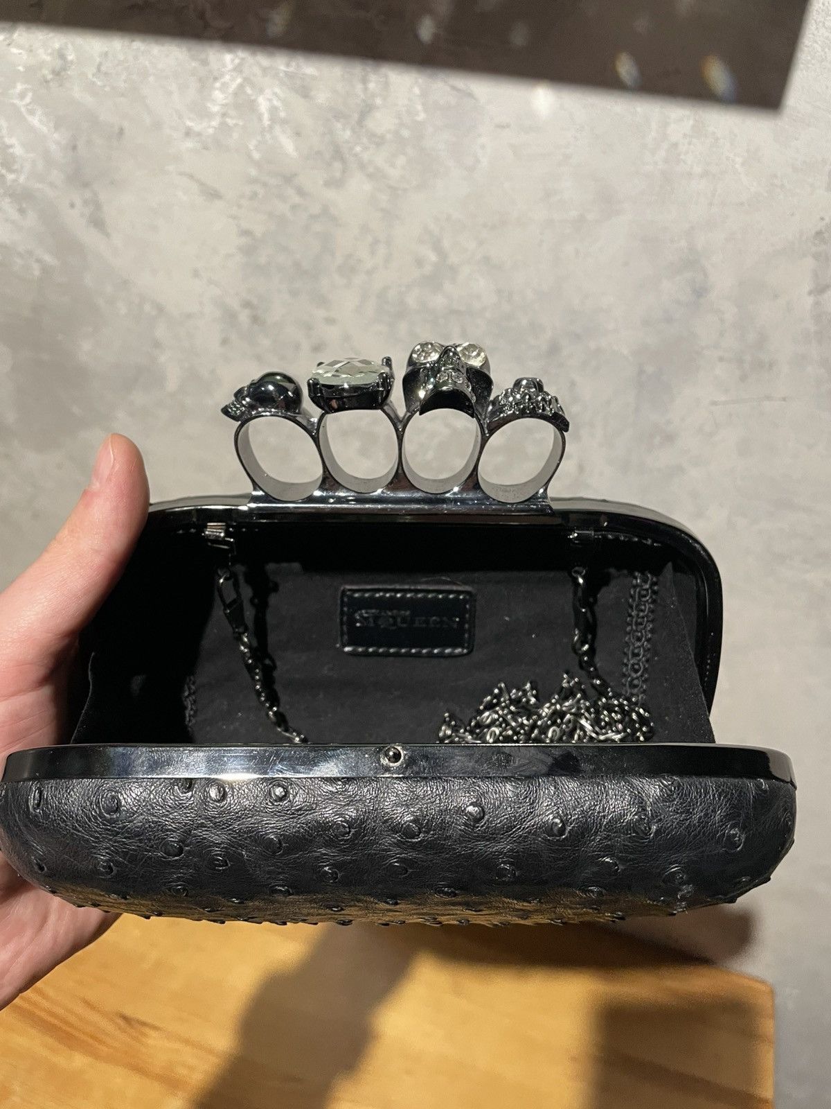 Alexander McQueen Clutch Alexander McQueen knuckle skull bag Size ONE SIZE - 5 Thumbnail