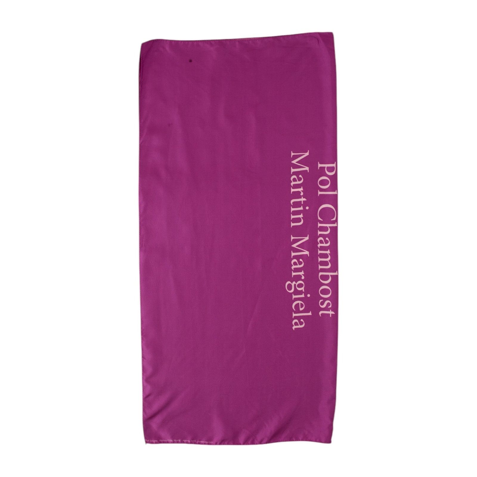 Maison Margiela 2014 Margiela Purple Silk Scarf Size ONE SIZE - 1 Thumbnail