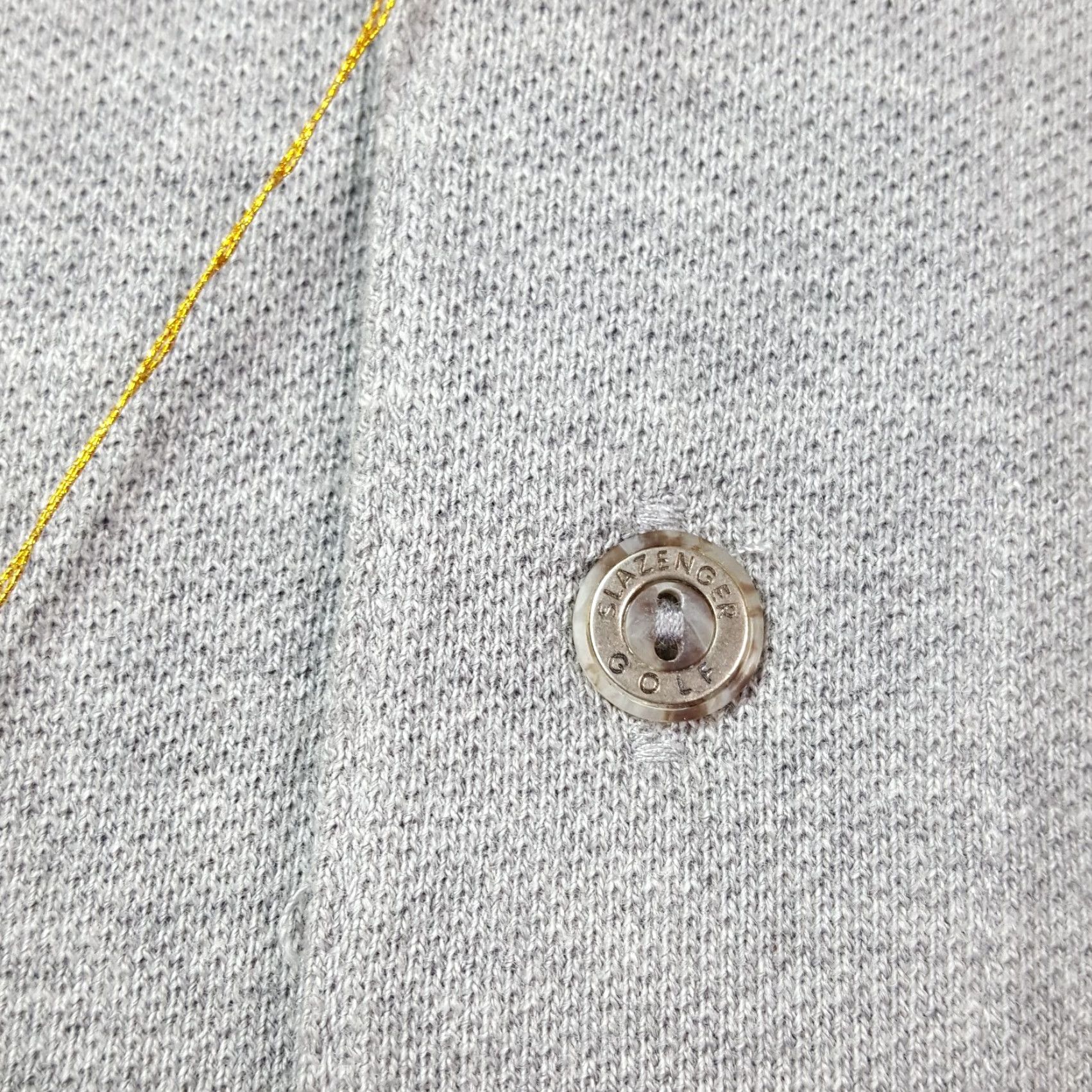 Vintage VINTAGE Slazenger Polo Men's L Gray Collared PGA Polo Shirt Button Sports Shirt Golf Casual 90s Aztec USA Retro Athletics Mens Size US L / EU 52-54 / 3 - 5 Thumbnail
