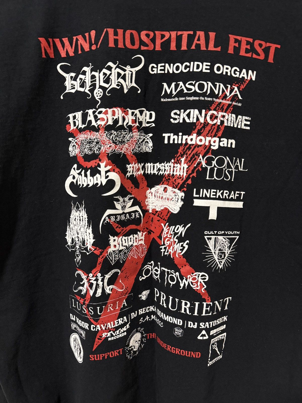Band Tees NUCLEAR WAR NOW FEST Osaka Japan Size US XL / EU 56 / 4 - 5 Thumbnail