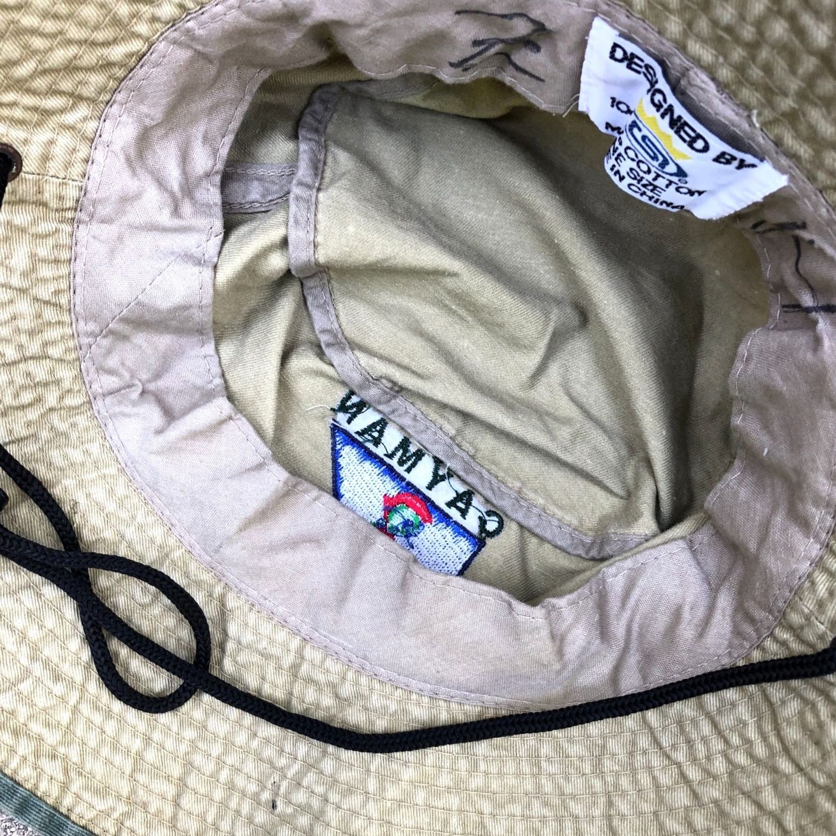 Etro VINTAGE CSI CAYMAN ISLANDS Bucket Hat Men's Beige Cap One Size Retro Size ONE SIZE - 8 Thumbnail
