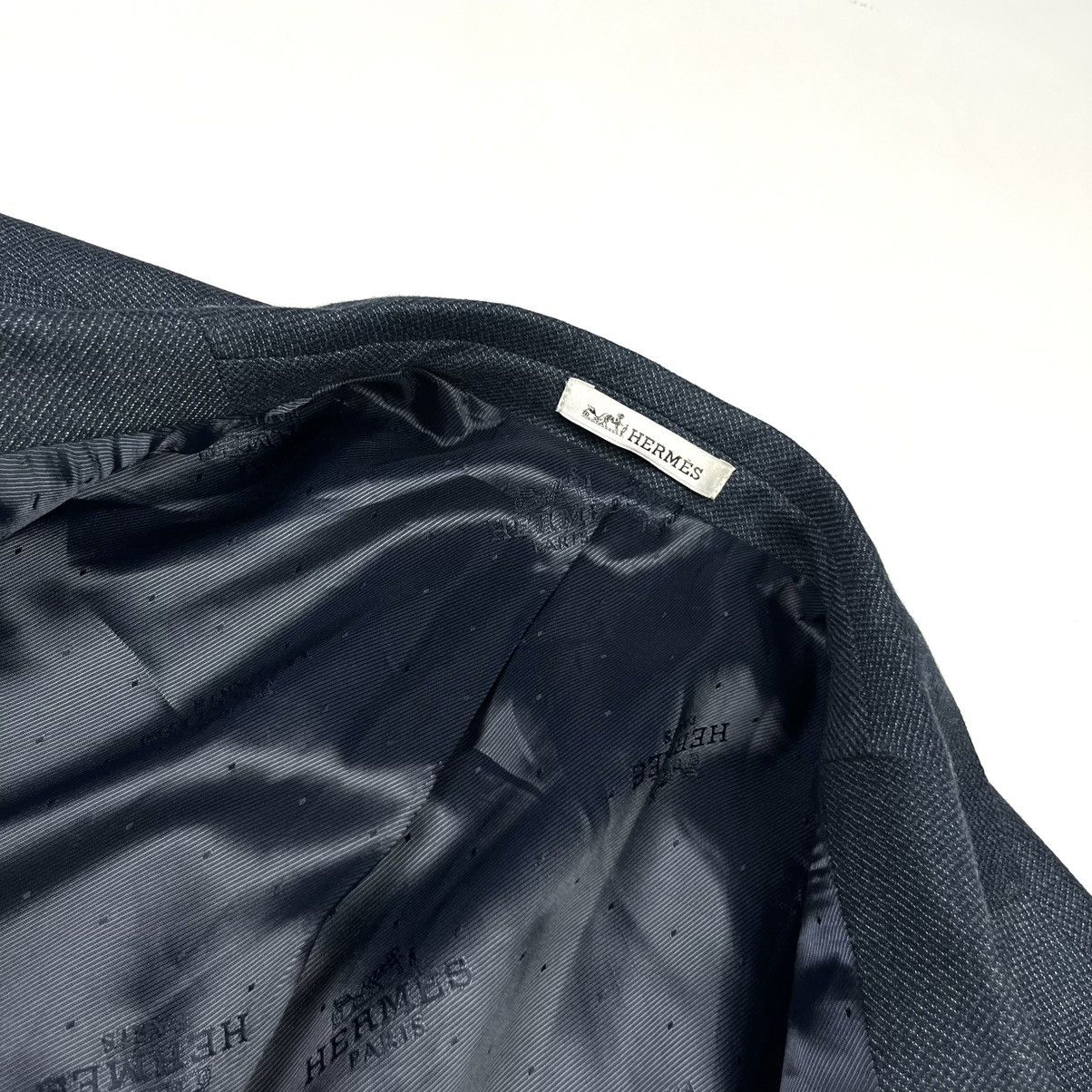 Hermes × Vintage Hermes Paris Vintage Luxury Blazer Jacket Size 50S - 9 Thumbnail