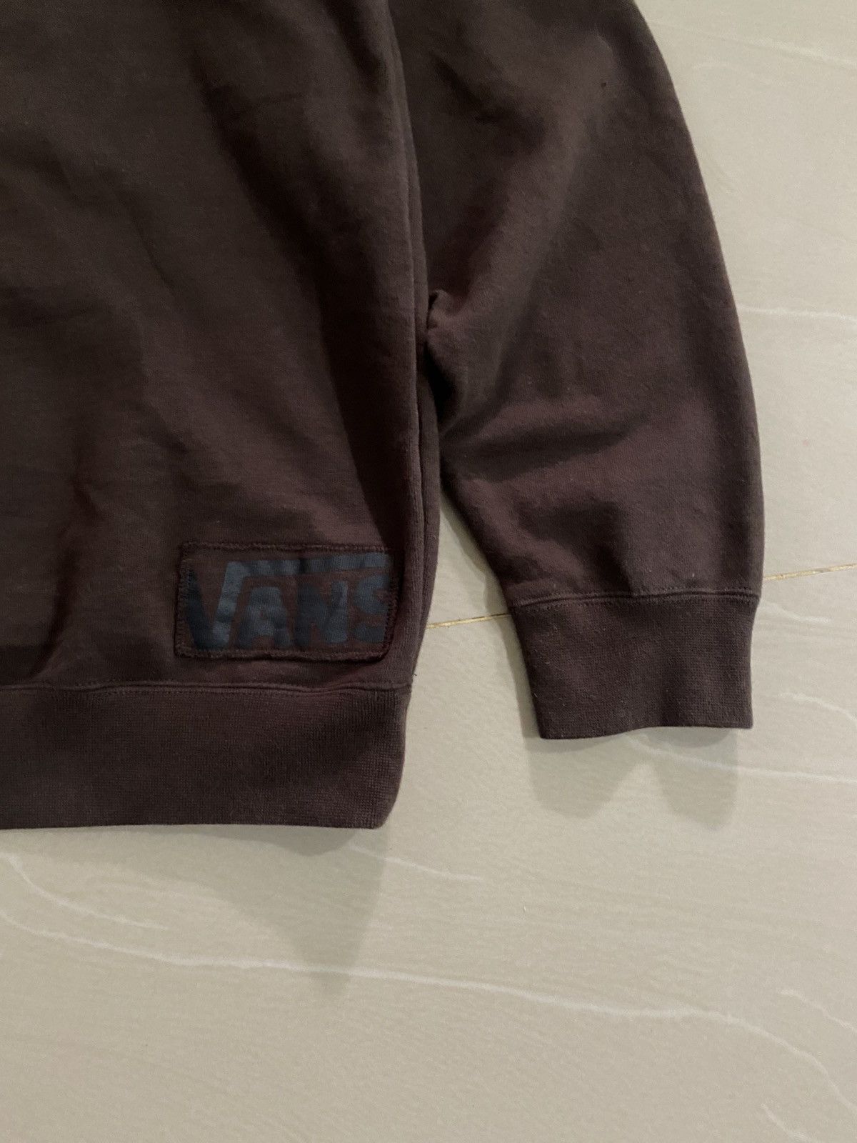 Vans Vintage Vans Brown Hoodie Size US L / EU 52-54 / 3 - 4 Thumbnail
