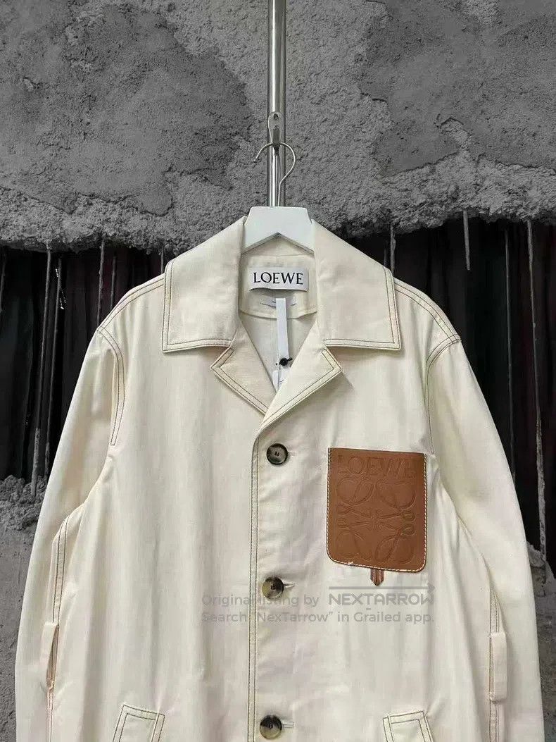Loewe Loewe Leather-trimmed trench coat Size US S / EU 44-46 / 1 - 3 Thumbnail