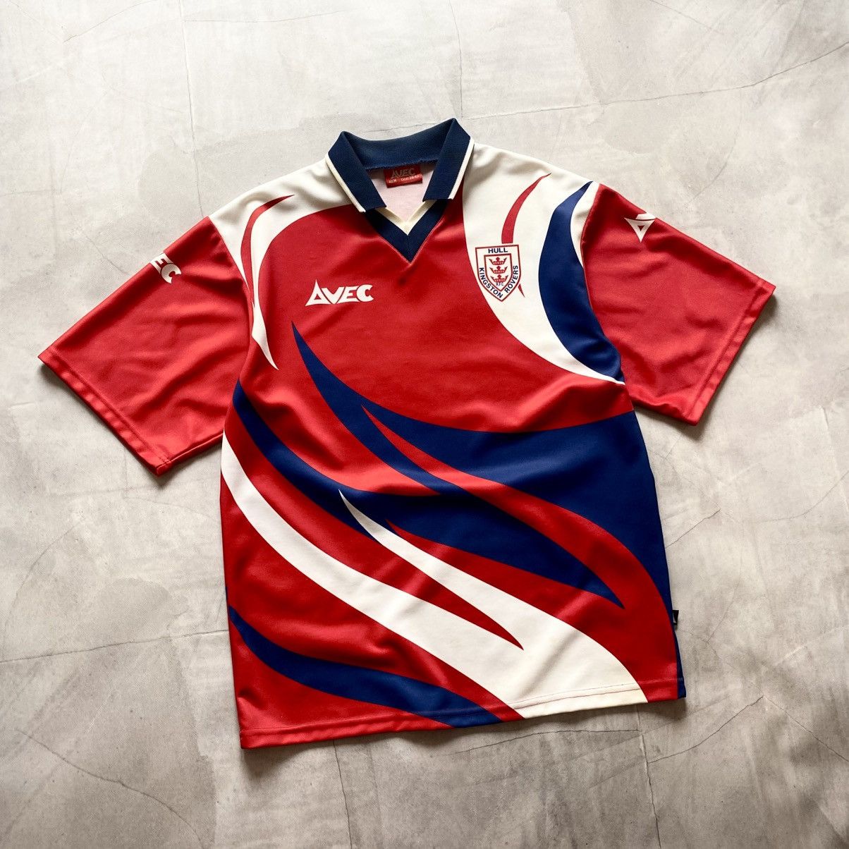 Canterbury of New Zealand × Cotton Traders Rare 1998 Hull Kingston Rovers Home Rugby Jersey Tee Size US M / EU 48-50 / 2 - 1 Thumbnail