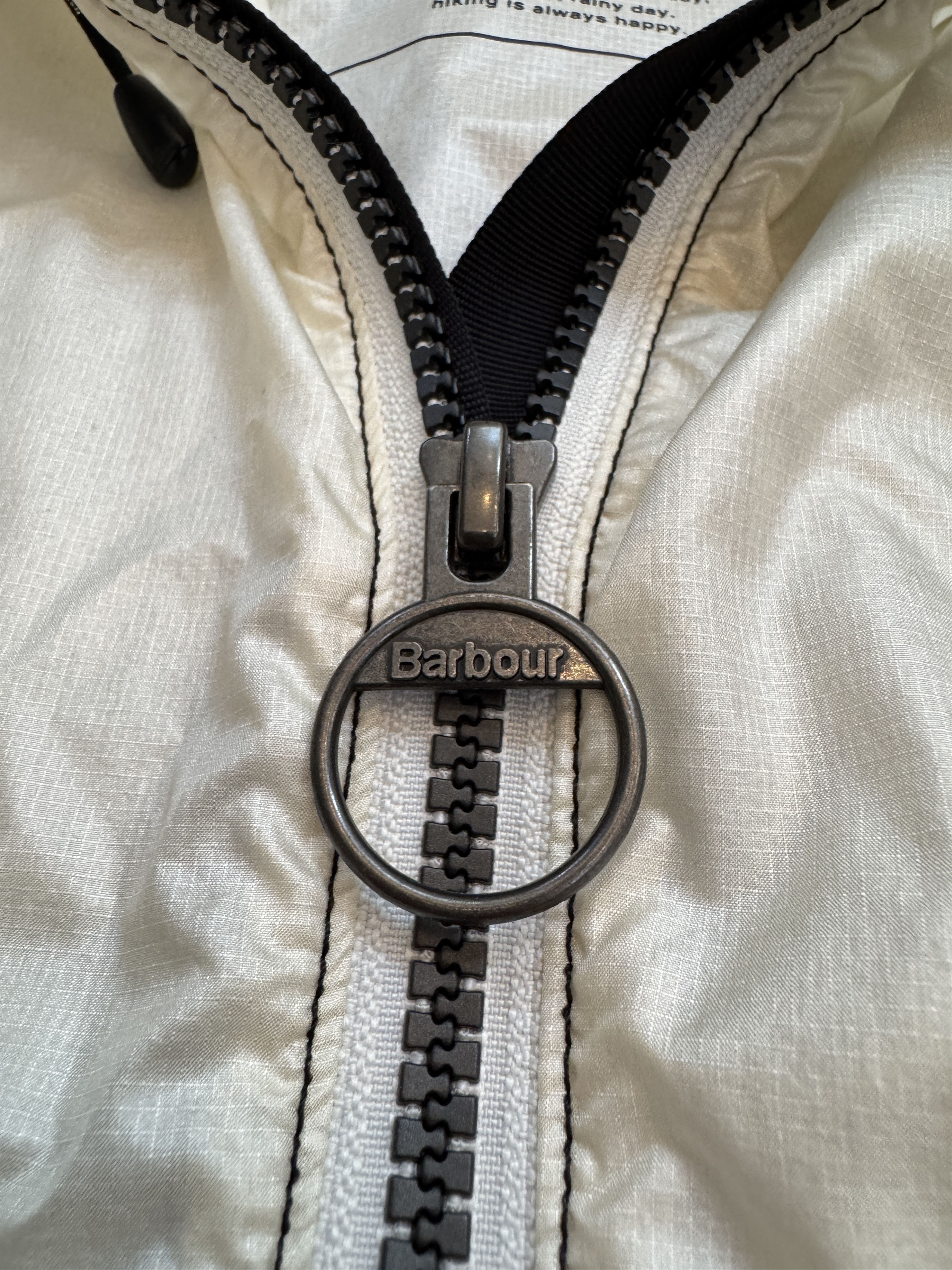 And Wander × Barbour Barbour and wander Pertex Windbreaker Shell Packable Cream Size US L / EU 52-54 / 3 - 11 Thumbnail