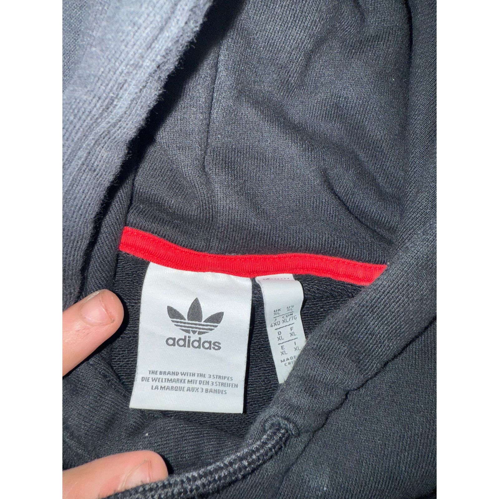 Adidas Adidas Men's Varsity Style Pullover Hoodie Size US XL / EU 56 / 4 - 2 Thumbnail