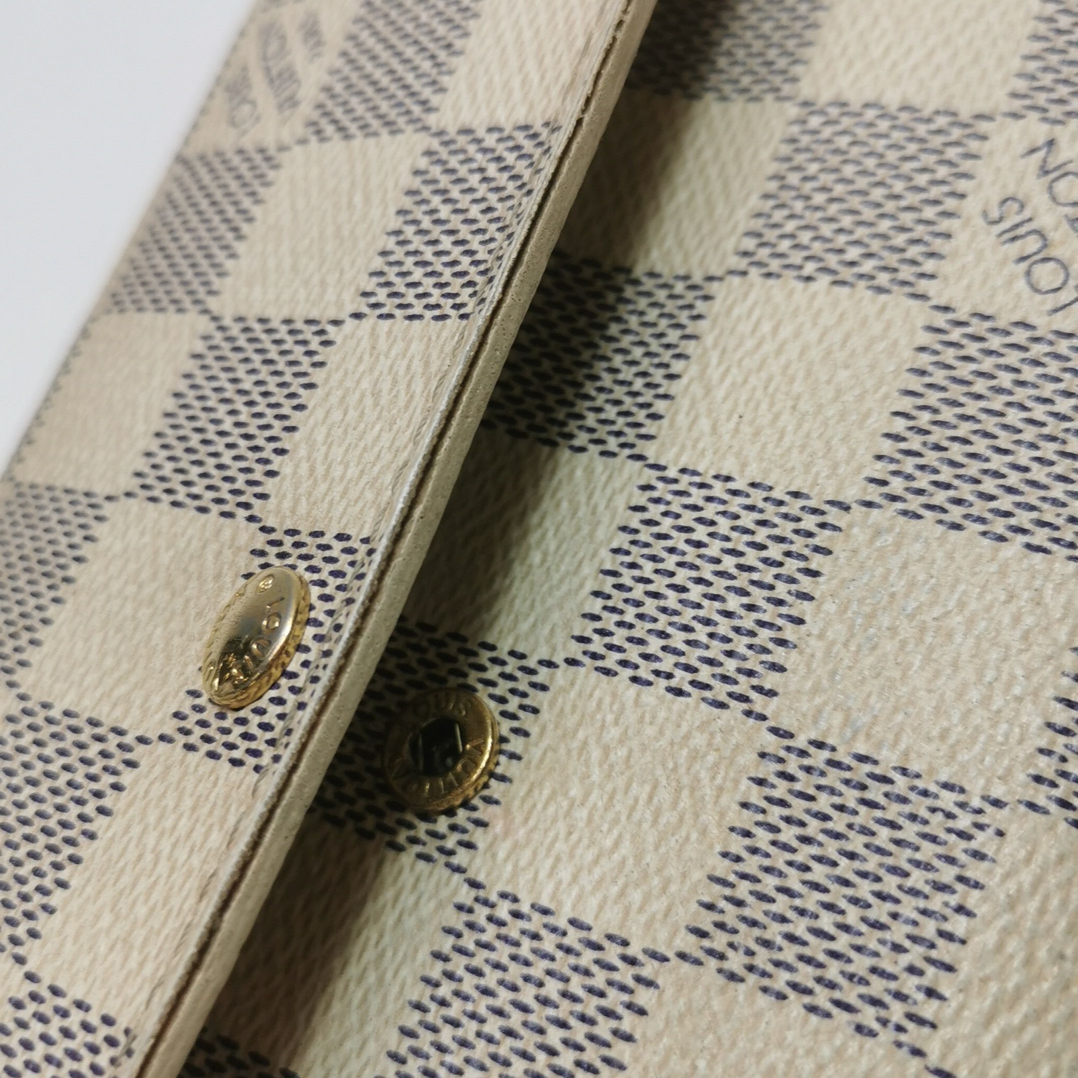 Louis Vuitton Louis Vuitton (LV) Sarah Checkerboard Snap Wallet -y2506 Size ONE SIZE - 7 Thumbnail
