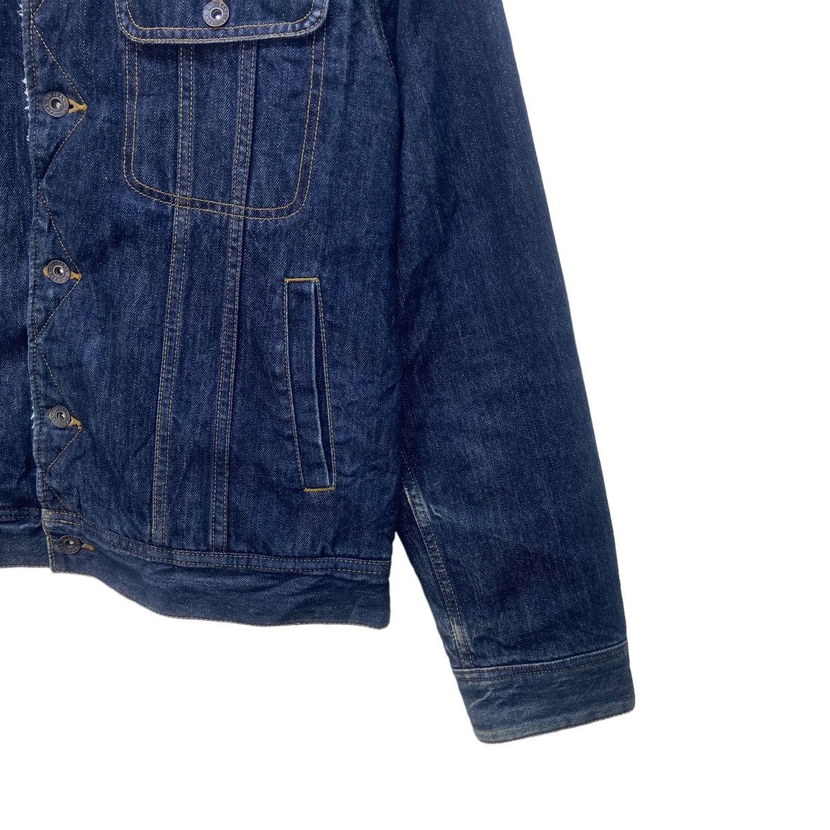 Japanese Brand Japanese Brand GU Western Sherpa Trucker Denim Jacket Size US M / EU 48-50 / 2 - 15 Thumbnail