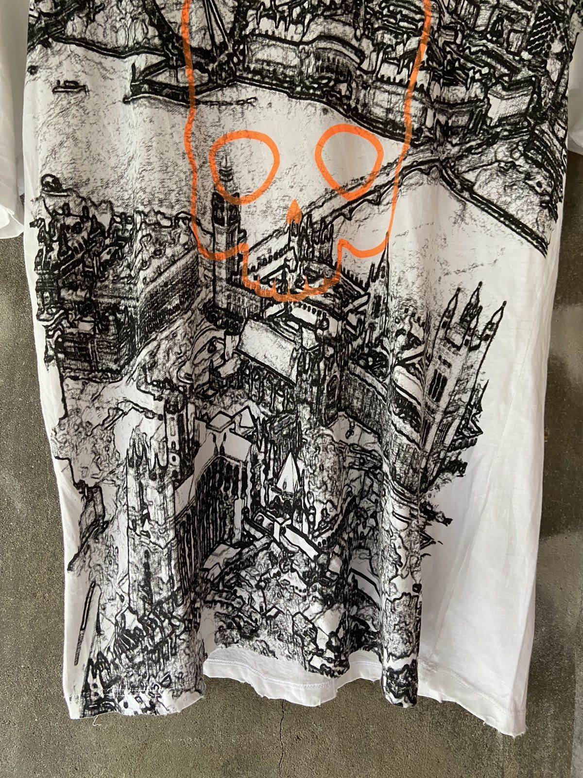 Beauty Beast × Hysteric Glamour × Japanese Brand WITCHES SABBATH MOUSSY KNIT 2 IN 1 HYDROGEN DISTRESSED TEE Size US M / EU 48-50 / 2 - 10 Thumbnail