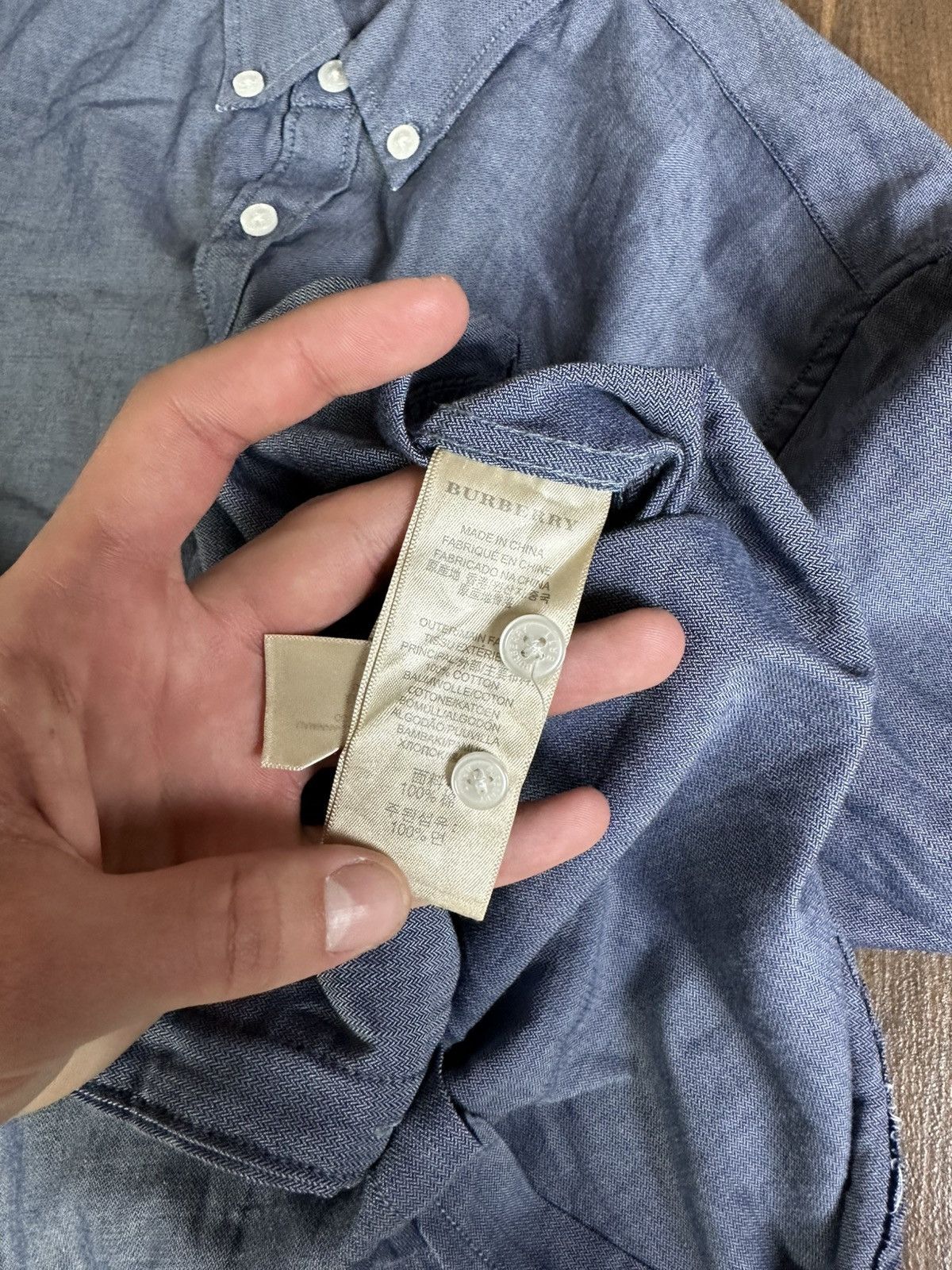 Burberry Burberry Shirt Button Up Size US L / EU 52-54 / 3 - 5 Thumbnail