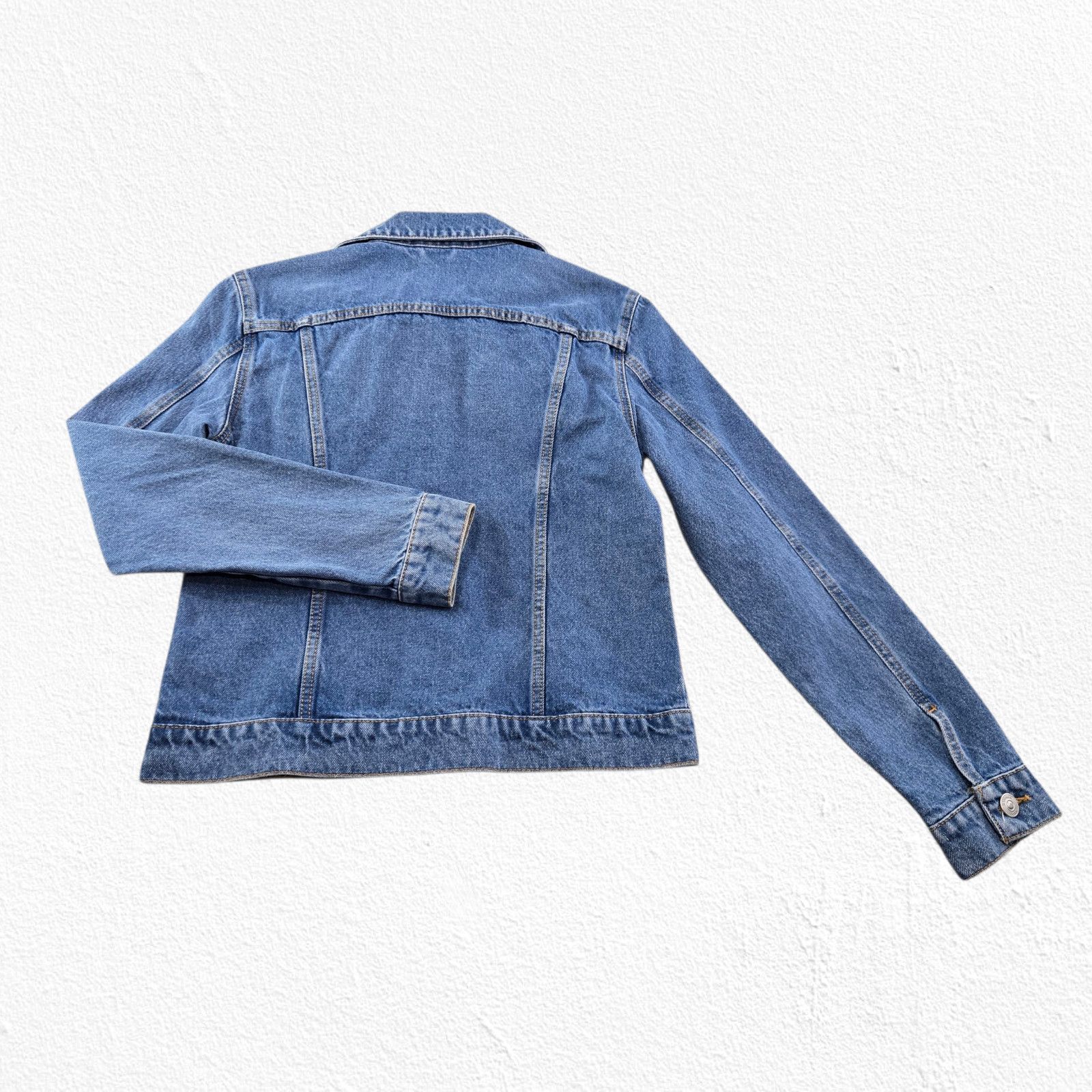 Hudson Hudson Slim Fit Denim Trucker Jacket S/M Size S / US 4 / IT 40 - 12 Thumbnail