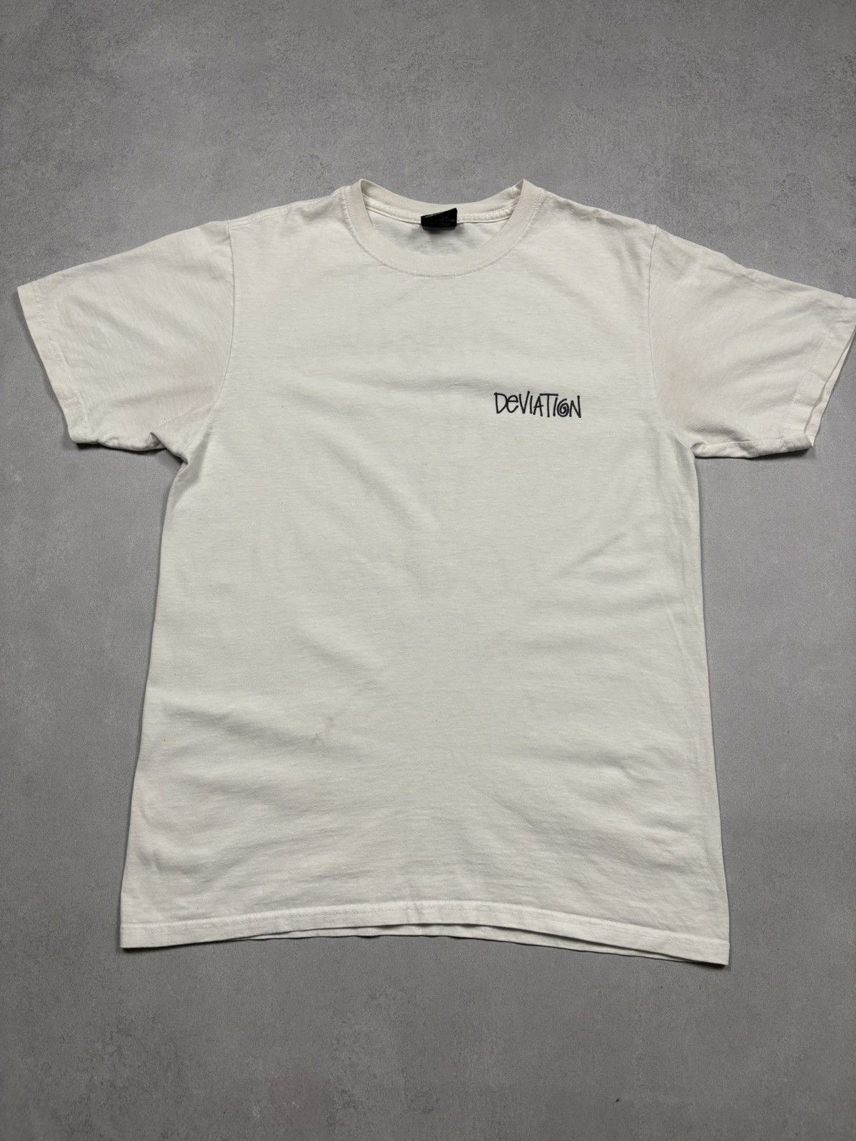 Stussy Stussy X Deviations Anniversary White Tee Minimal Streetwear Size US S / EU 44-46 / 1 - 2 Thumbnail
