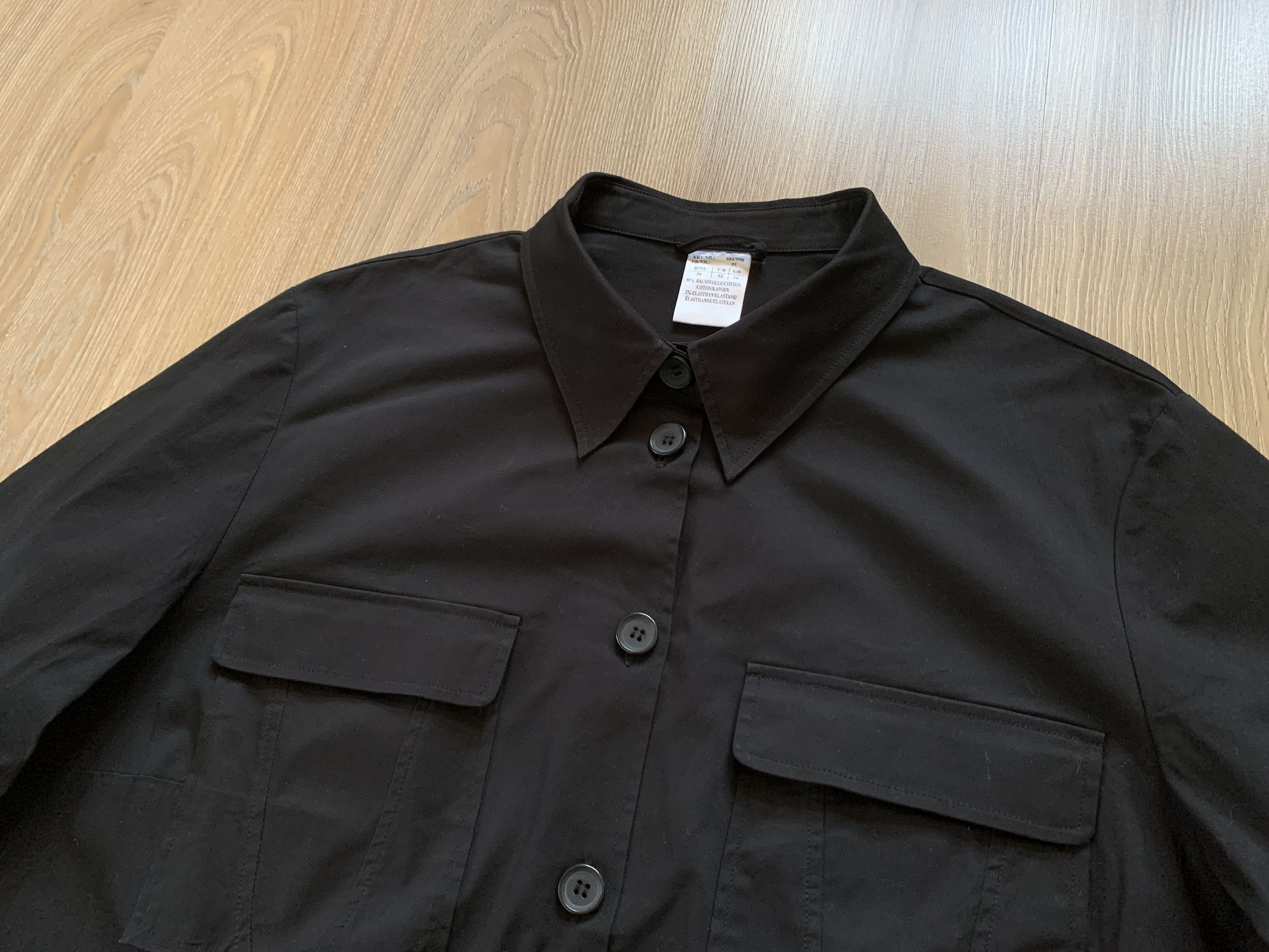 5.11 Black Cotton Tactical Long Sleeve Shirt Size US L / EU 52-54 / 3 - 4 Thumbnail