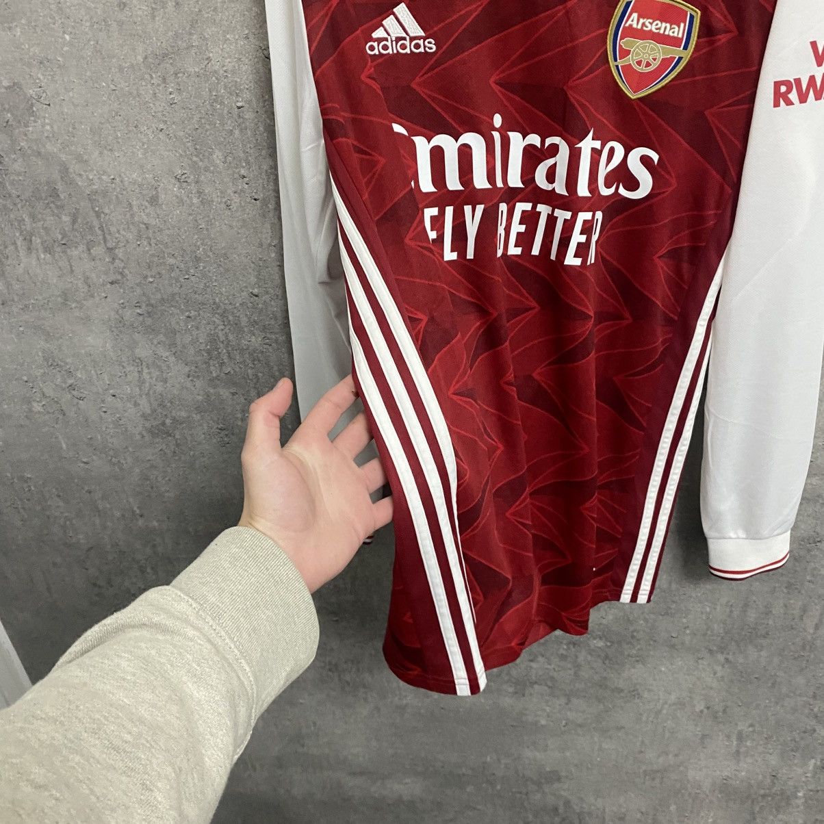 Adidas Arsenal London 2020 Home Football Long Sleeve Soccer Jersey Size US M / EU 48-50 / 2 - 9 Thumbnail