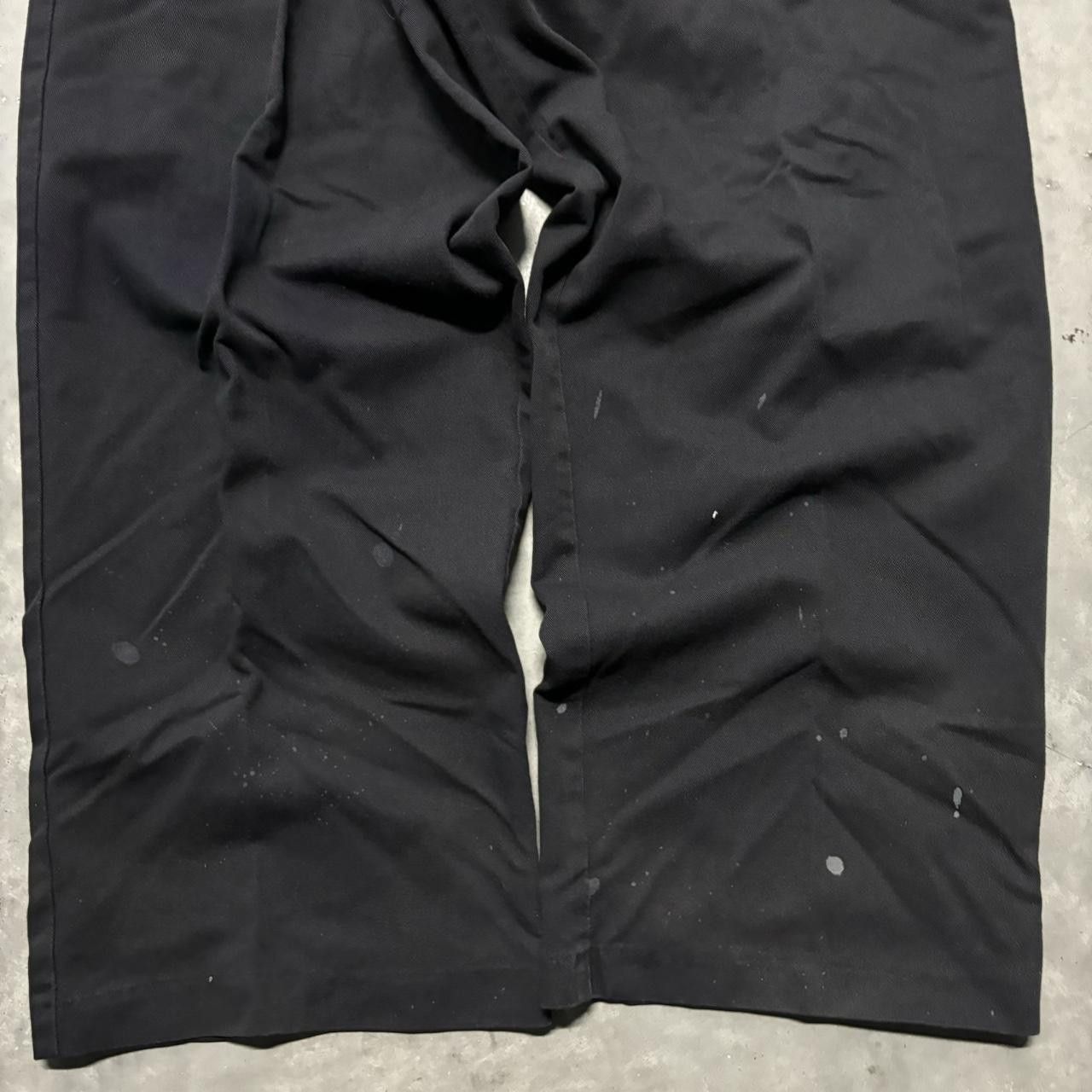 Japanese Brand × Vintage Crazy Vintage Y2K/2000s Baggy Black Skater Workwear Cargo Pants! Size US 36 / EU 52 - 6 Thumbnail