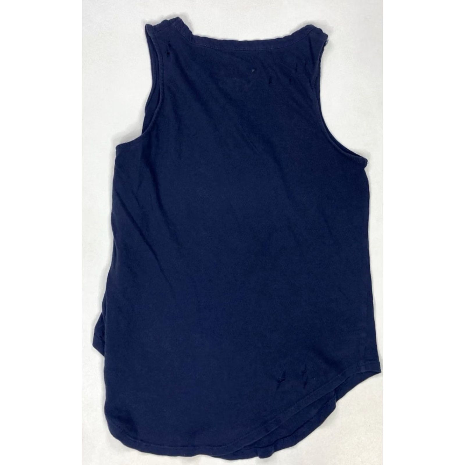 Vintage VINTAGE Chaser Peace Tiger Graphic Tank Top Shirt Women XS Blue Sleeveless Distressed Size XS / US 0-2 / IT 36-38 - 4 Thumbnail