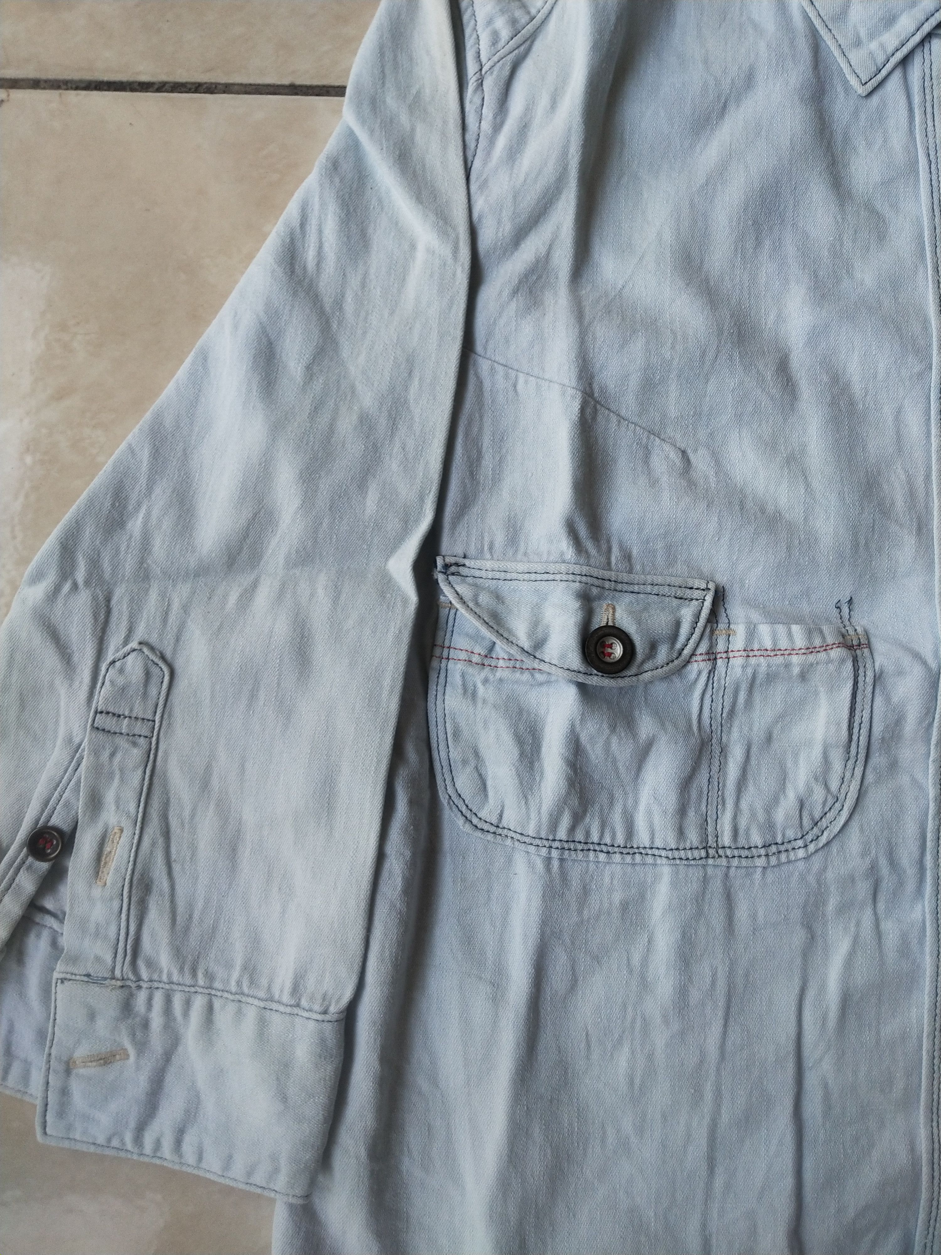 Johnbull Johnbull Japan Faded Workwear Denim Shirt Woman Size S / US 4 / IT 40 - 3 Thumbnail