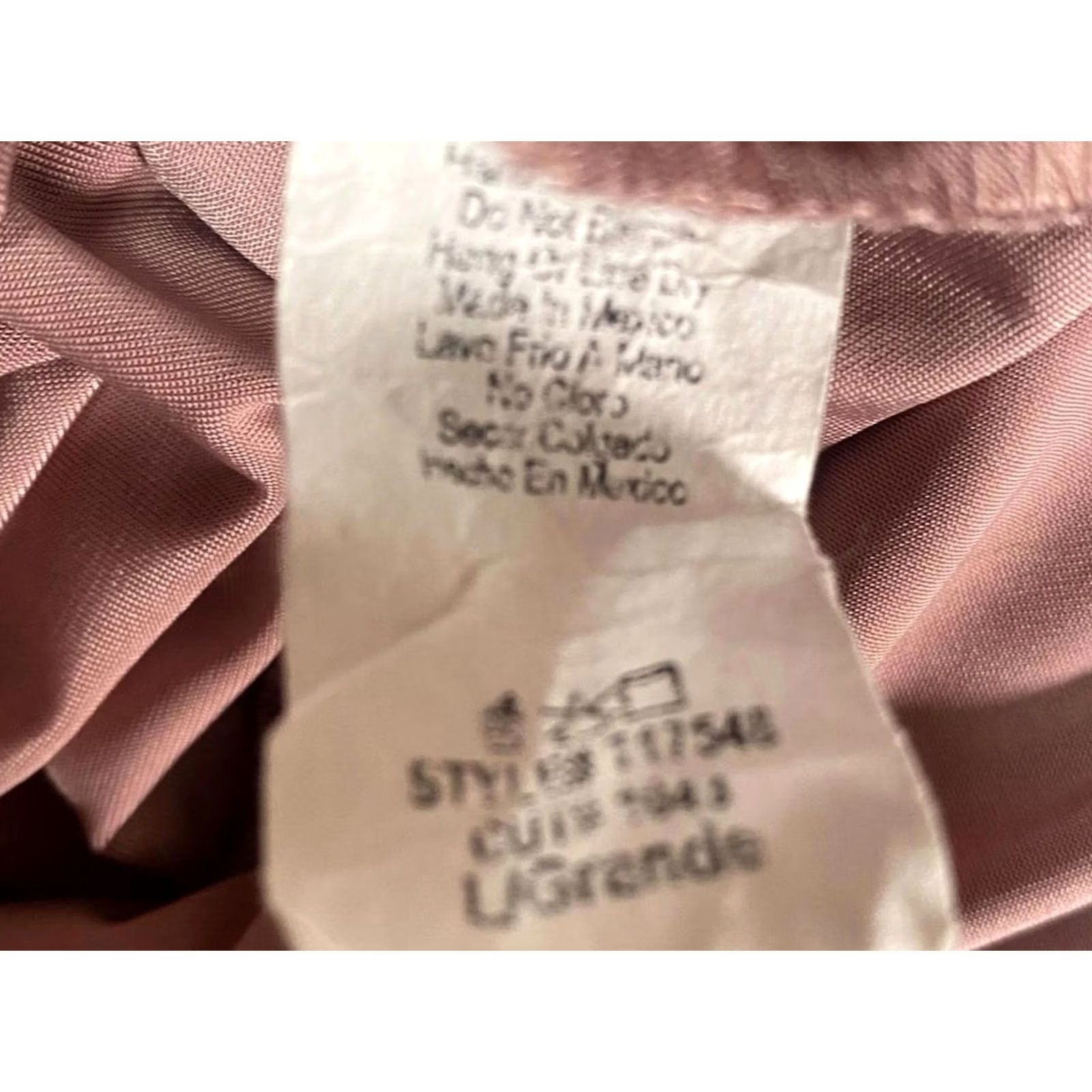 Vintage Saints 21 Blouse Shirt Women Large Pink Blush Button Snap One Piece Size L / US 10 / IT 46 - 3 Thumbnail