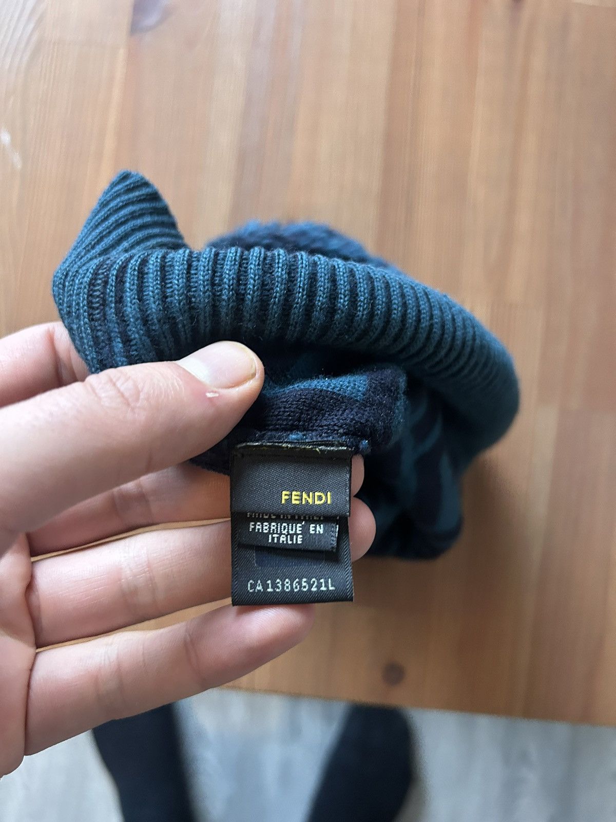 Fendi FF Zucca Monogram Beanie Size ONE SIZE - 5 Thumbnail