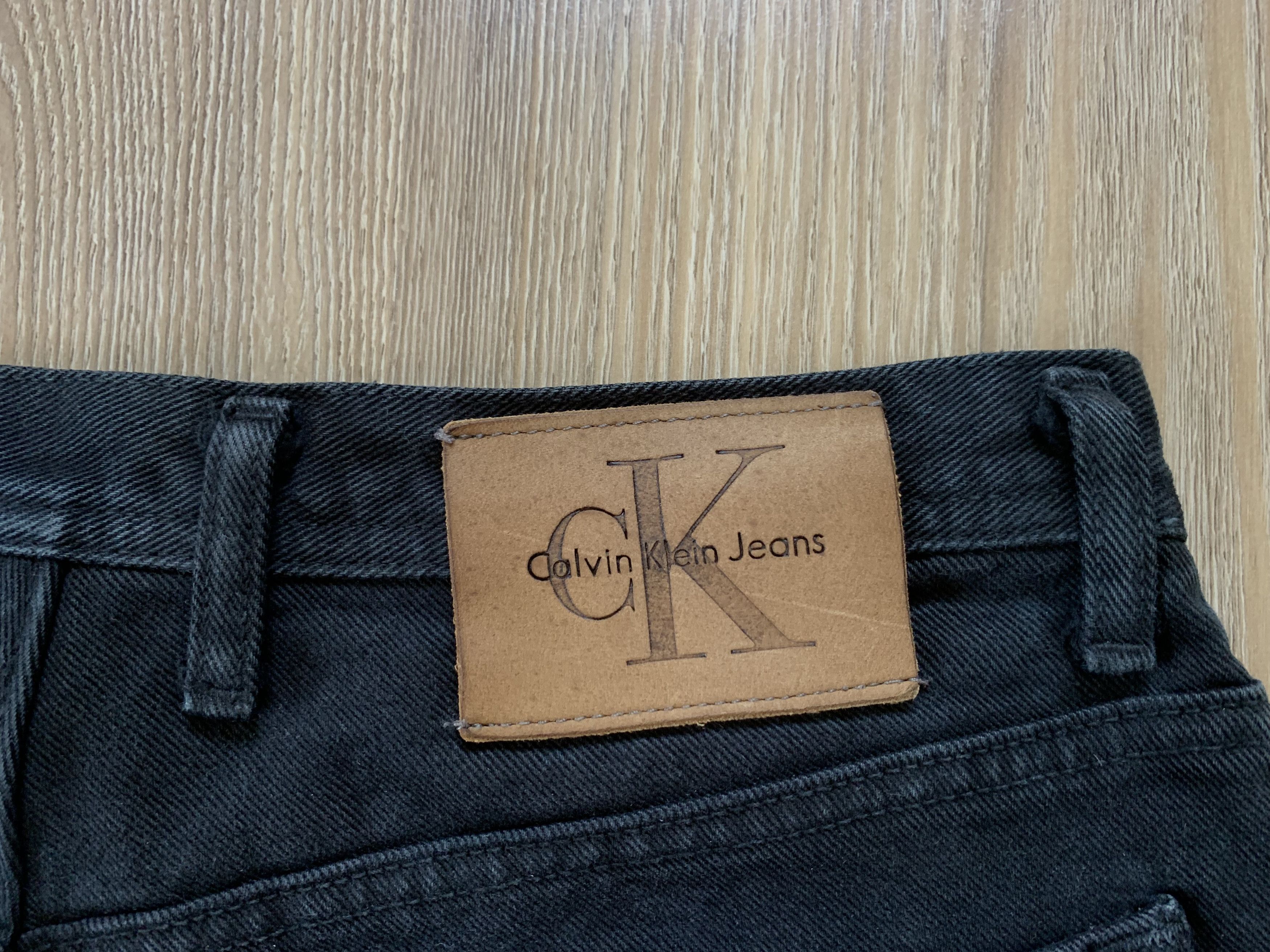 Calvin Klein × Denime Vintage Calvin Klein Black Denim Jeans Size US 32 / EU 48 - 8 Thumbnail