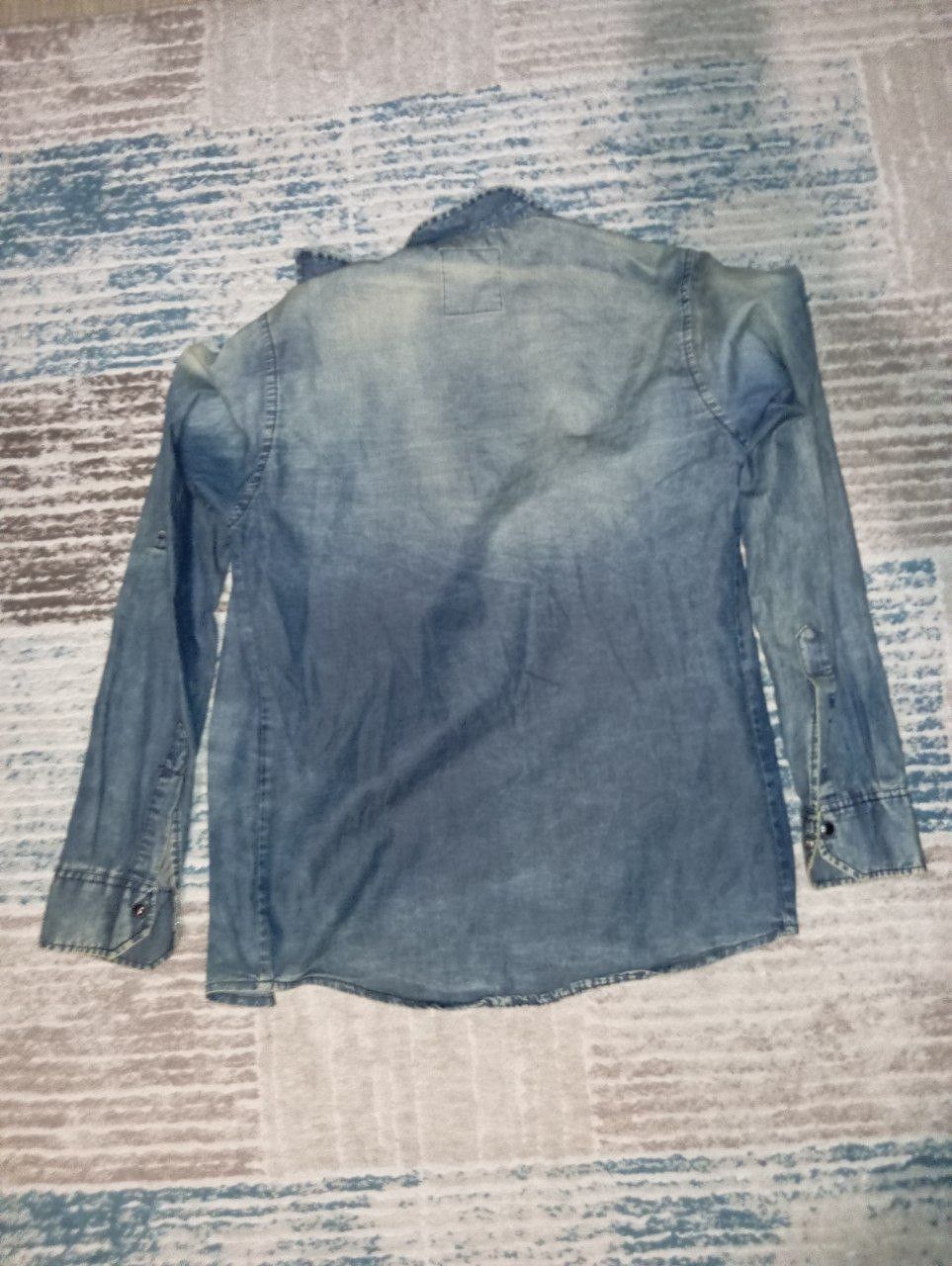 Philipp Plein Philipp Plein Denim Shirt Skulls Embossed Size US S / EU 44-46 / 1 - 7 Thumbnail
